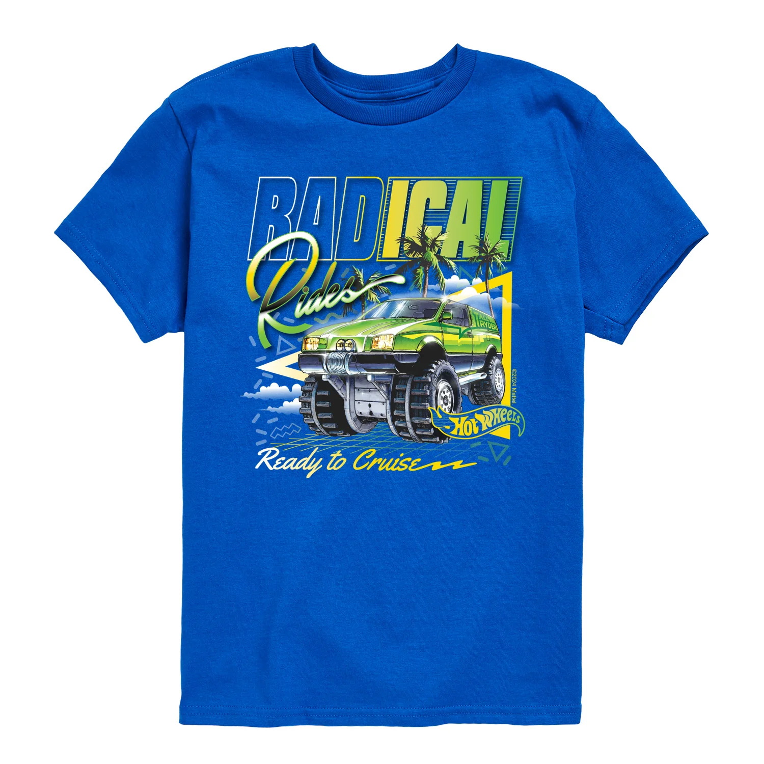 Hot Wheels - Radical Rides 80S - Toddler And Youth Short Sleeve T-Shirt - Image 4