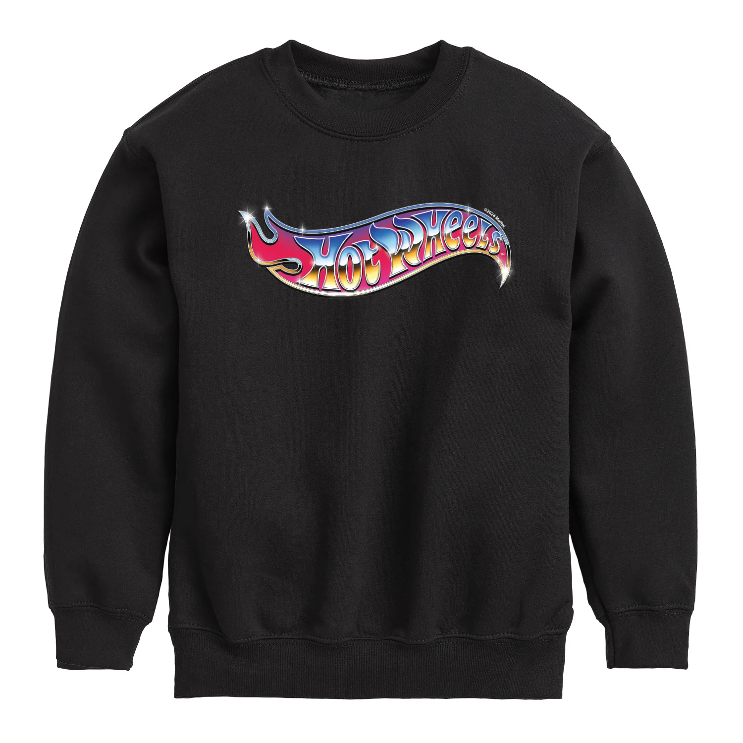 Hot Wheels - Hot Wheels 80S Logo - Youth And Toddler Crew Fleece Sweatshirt