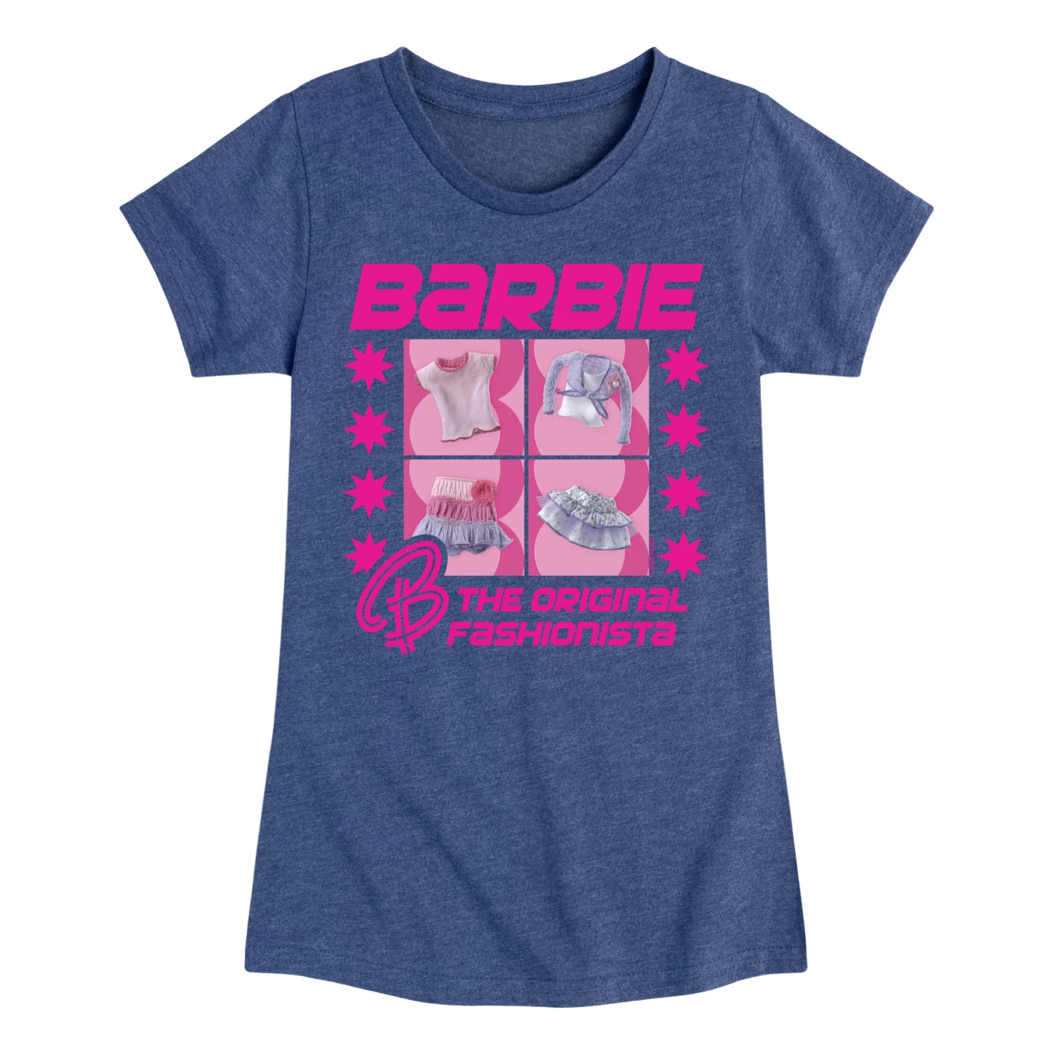 Barbie - Original Fashionista - Toddler And Youth Girls Fitted Short Sleeve Graphic T-Shirt - Image 3
