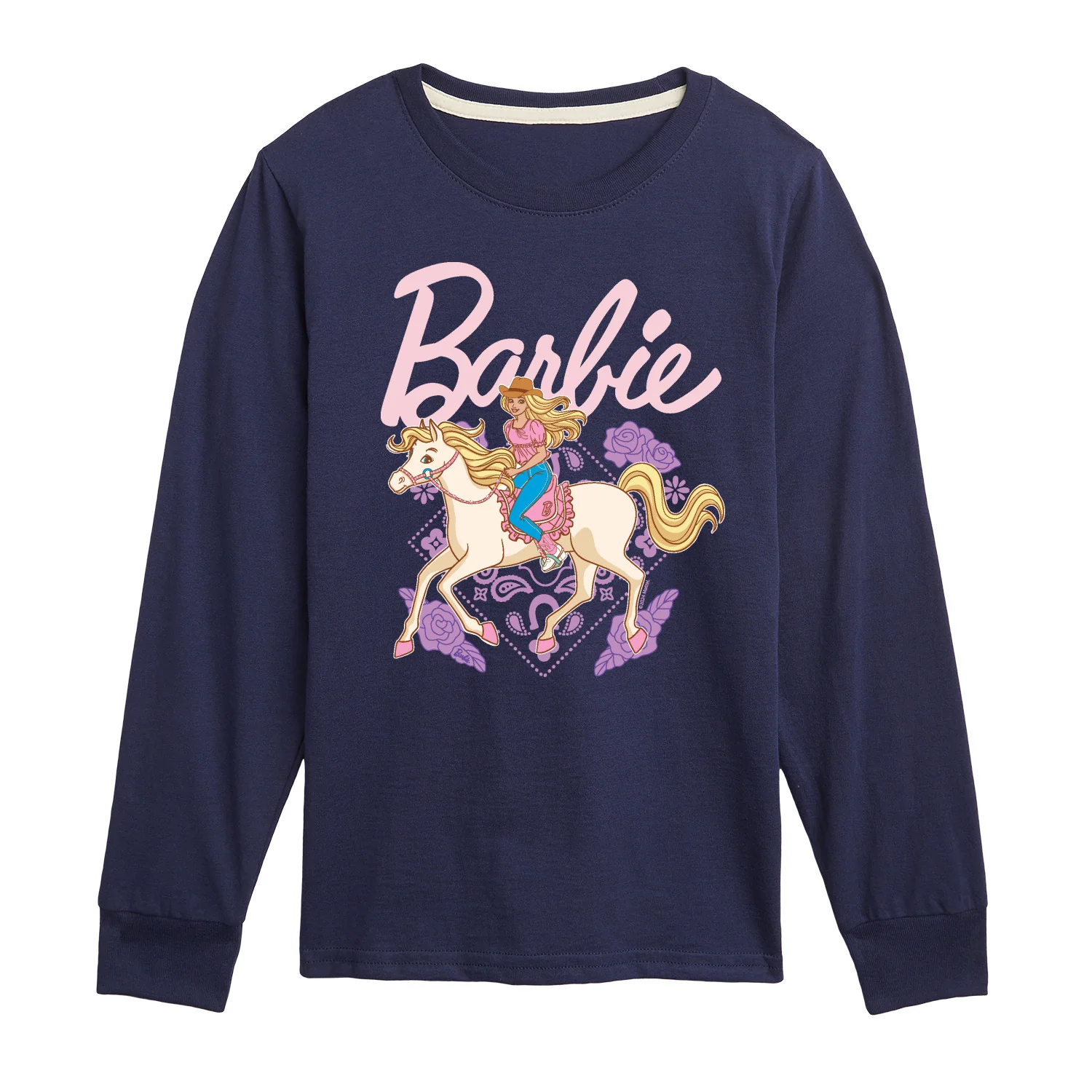 Barbie - Western - Youth Long Sleeve Graphic T-Shirt - Image 2