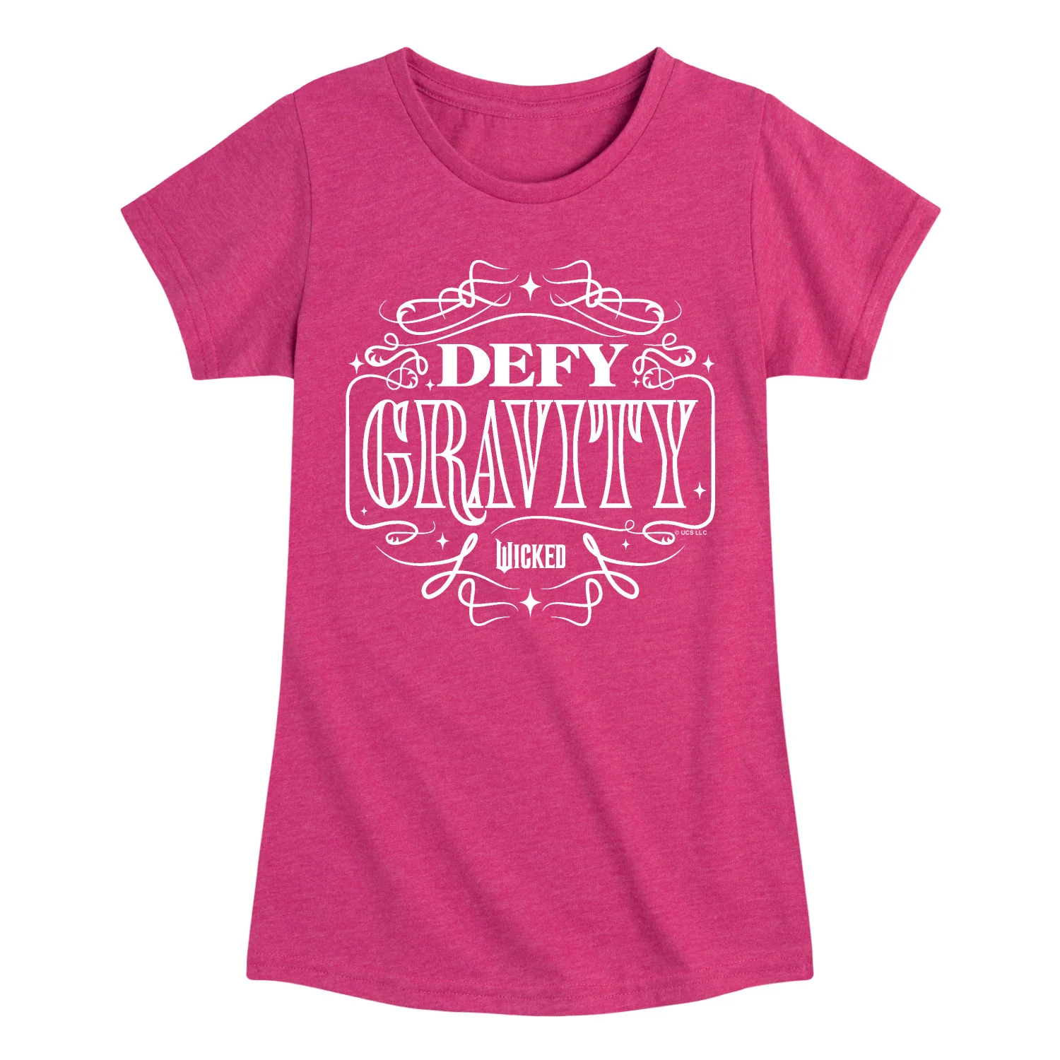 Wicked - Defy Gravity - Girls Toddler and Youth Fitted Short Sleeve Graphic Tee - Image 3