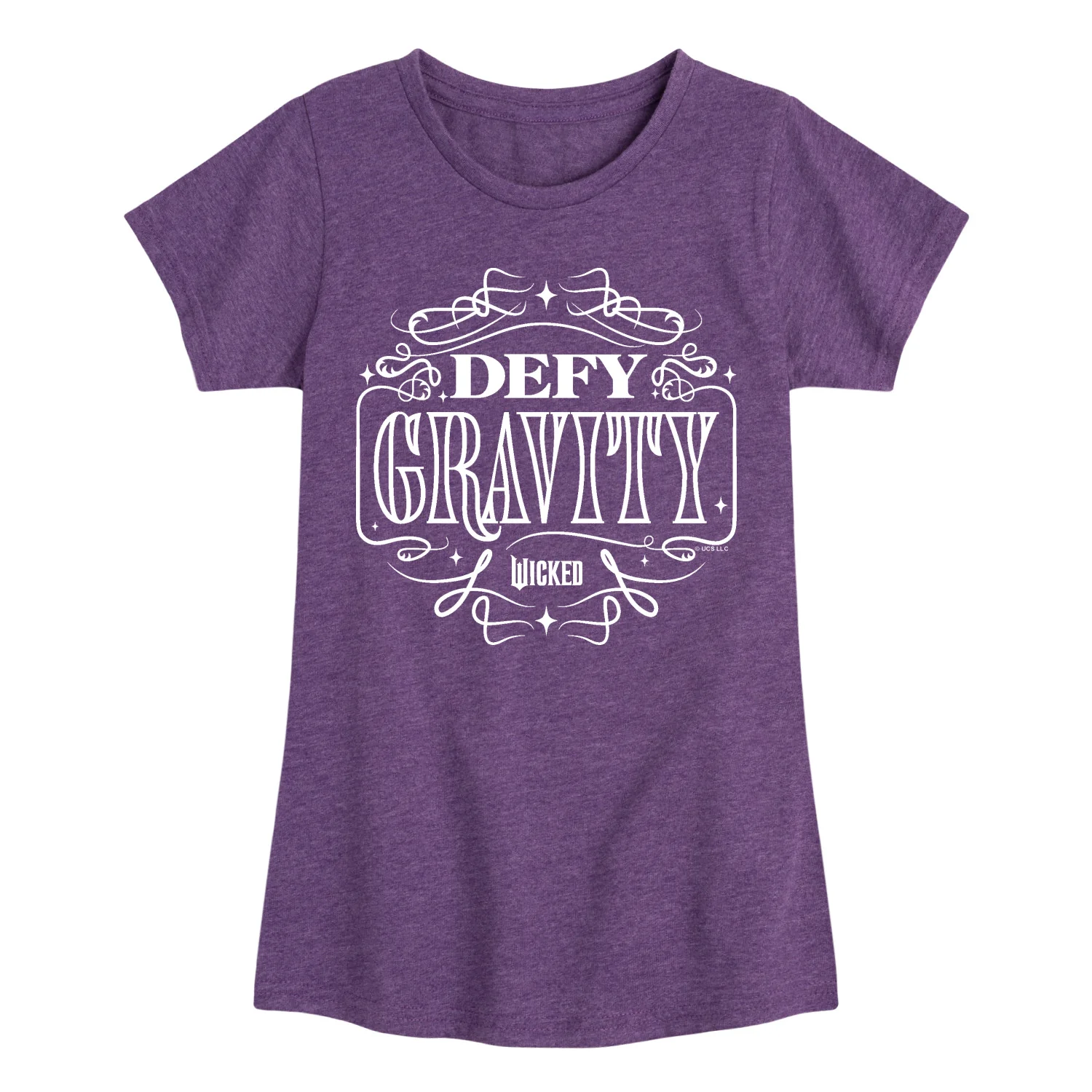 Wicked - Defy Gravity - Girls Toddler and Youth Fitted Short Sleeve Graphic Tee - Image 5