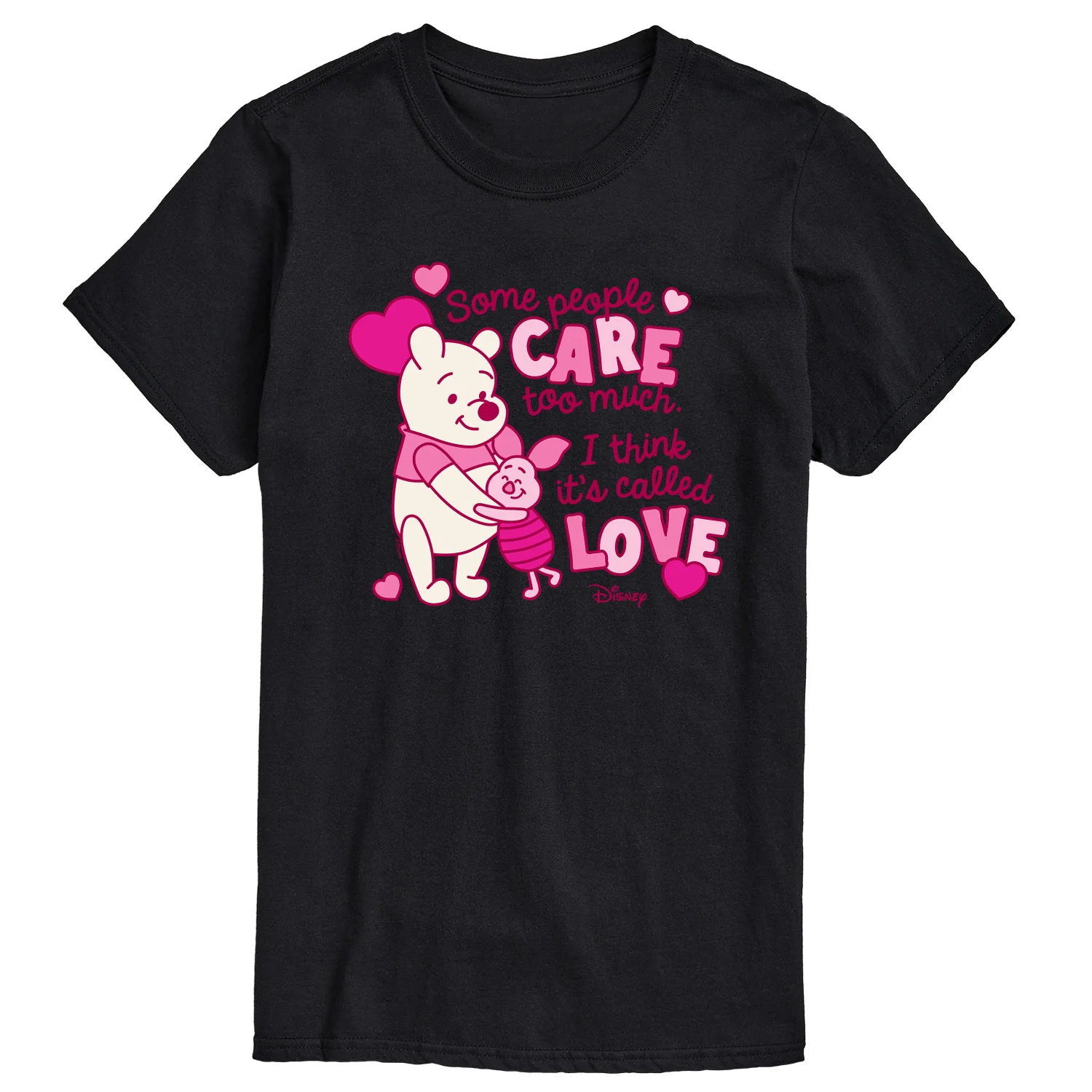 Winnie the Pooh - Care Too Much Called Love - Men's Short Sleeve Graphic T-Shirt - Image 2