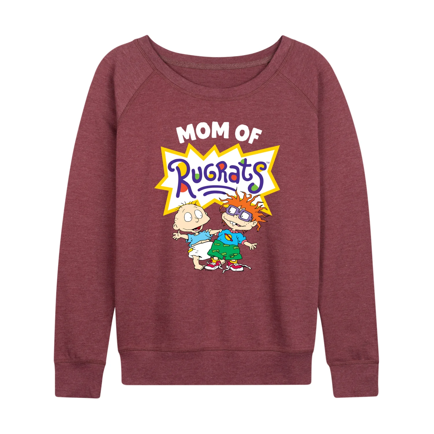 Rugrats - Mom of Rugrats - Women's French Terry Long Sleeve Pullover - Image 2