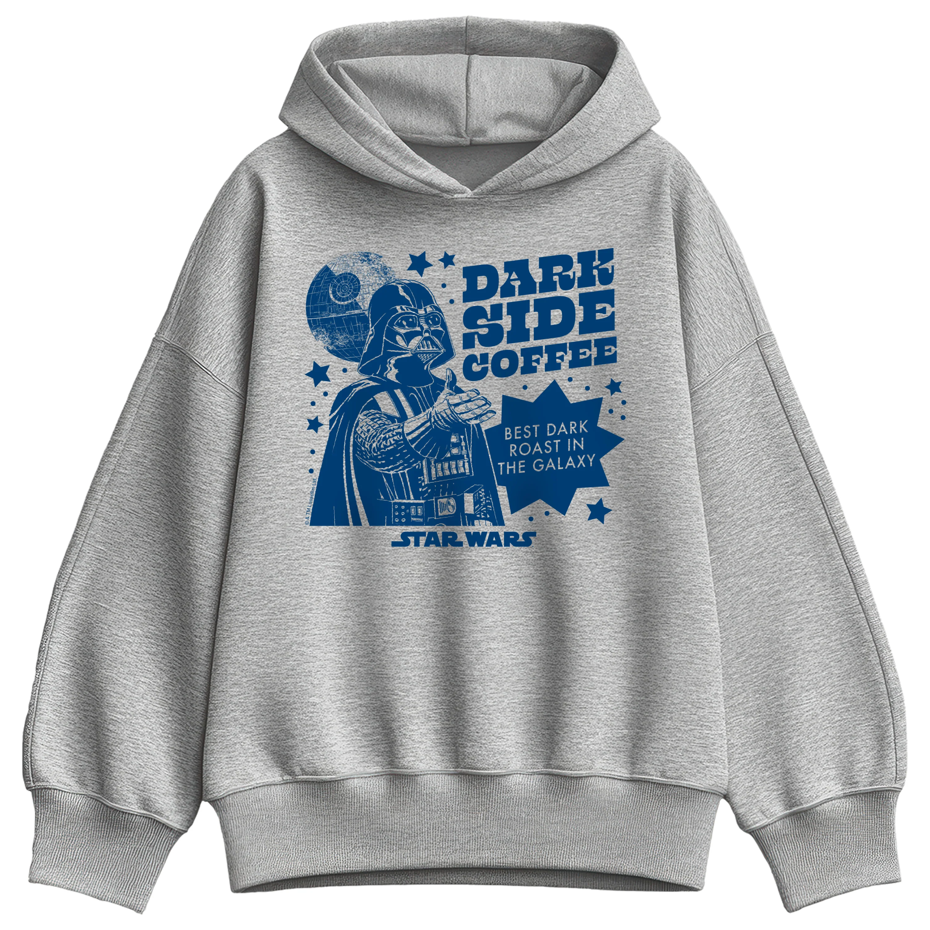 Star Wars - Dark Side Coffee - Women's Oversized Fleece Hoodie Sweatshirt