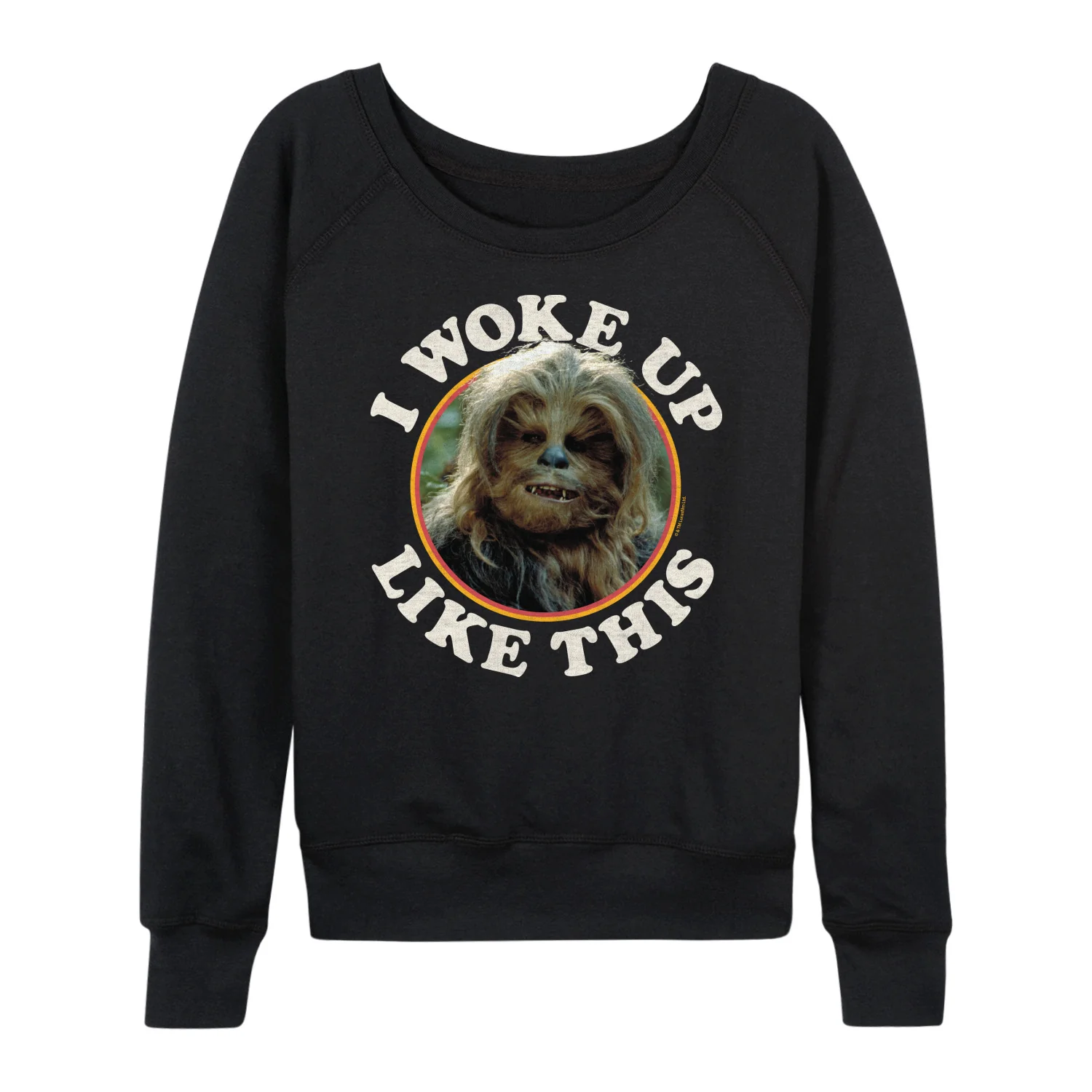 Star Wars - I Woke Up Like This Chewie - Women's French Terry Pullover Long Sleeve Shirt