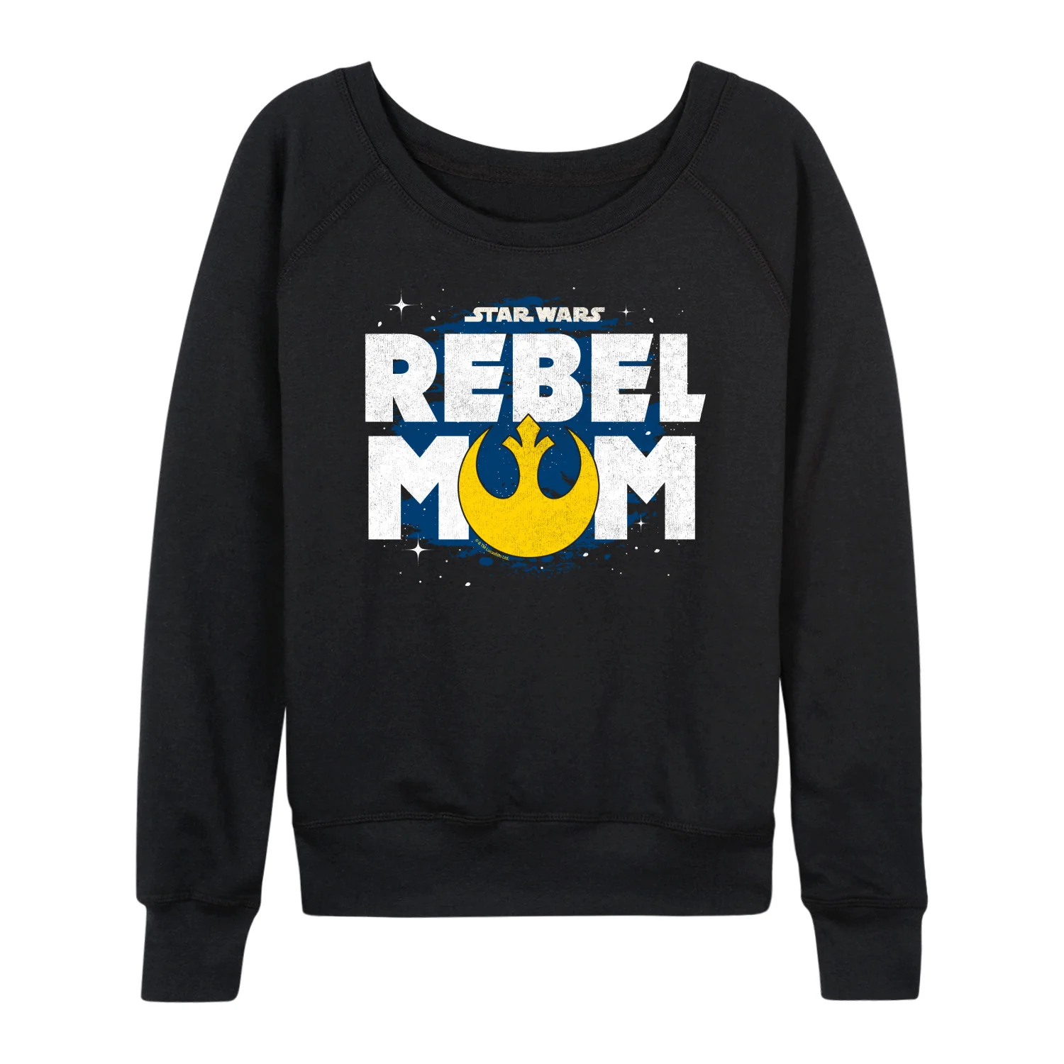 Star Wars - Rebel Mom - Women's French Terry Pullover Long Sleeve Shirt