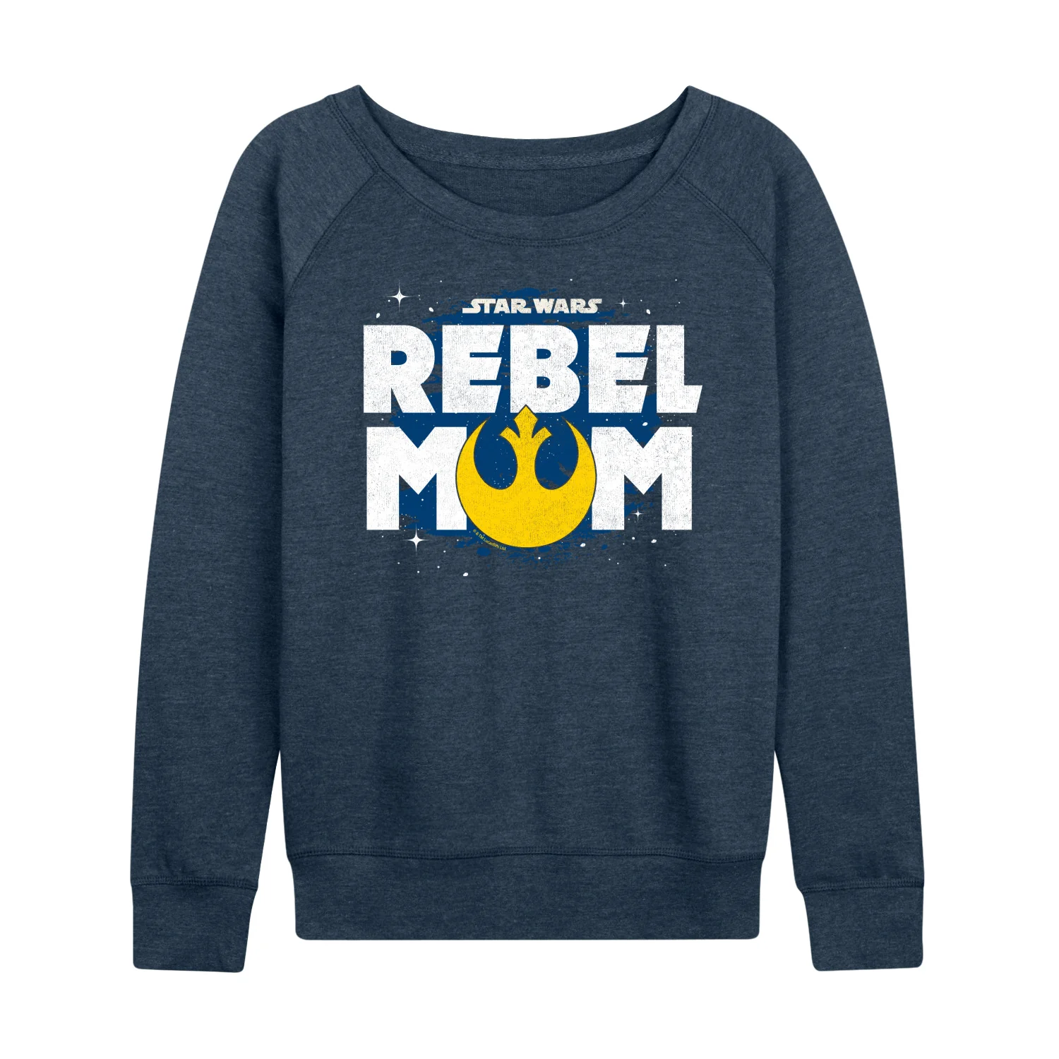 Star Wars - Rebel Mom - Women's French Terry Pullover Long Sleeve Shirt - Image 3