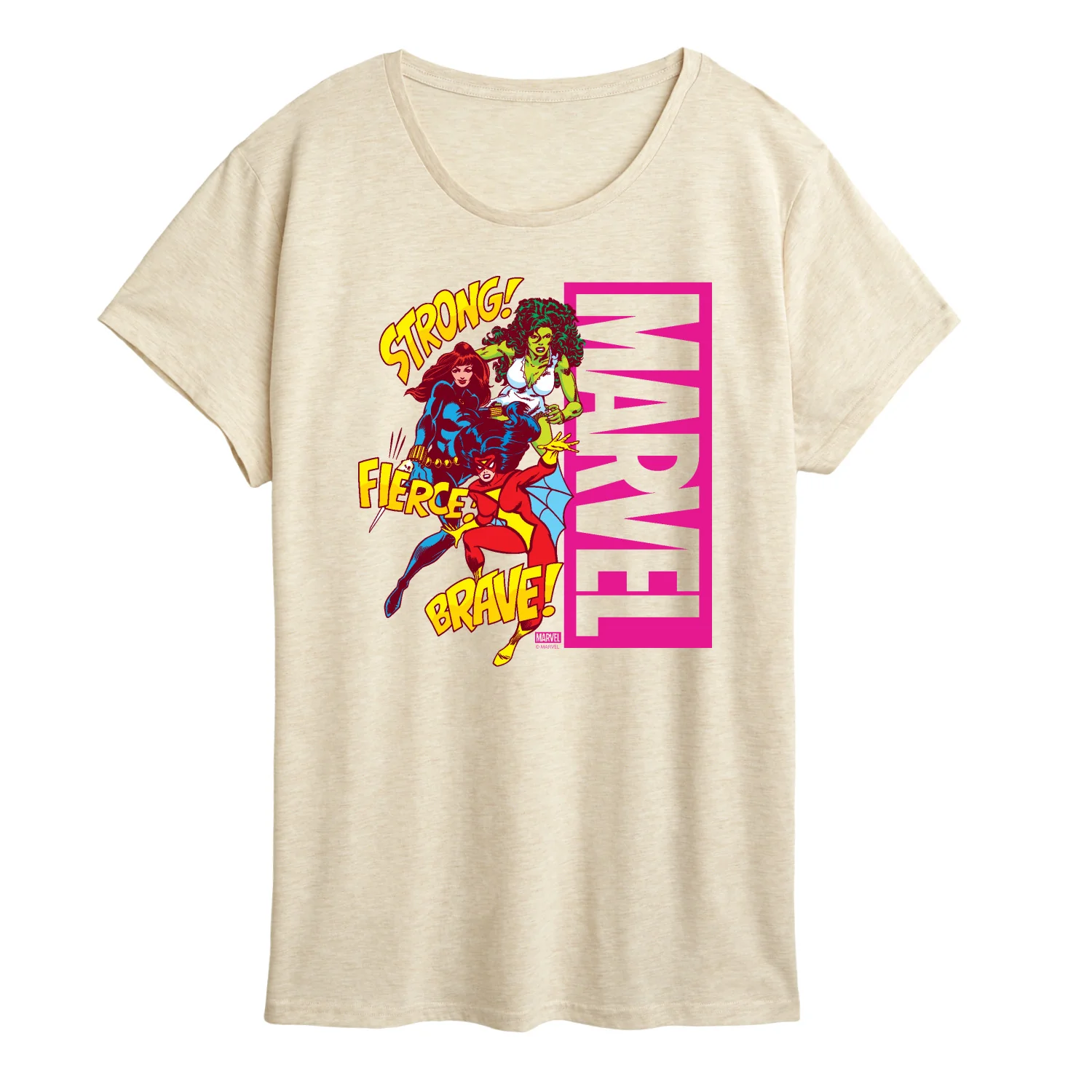 Marvel - Super Hero Women Sound Effects - Women's Short Sleeve Graphic T-Shirt