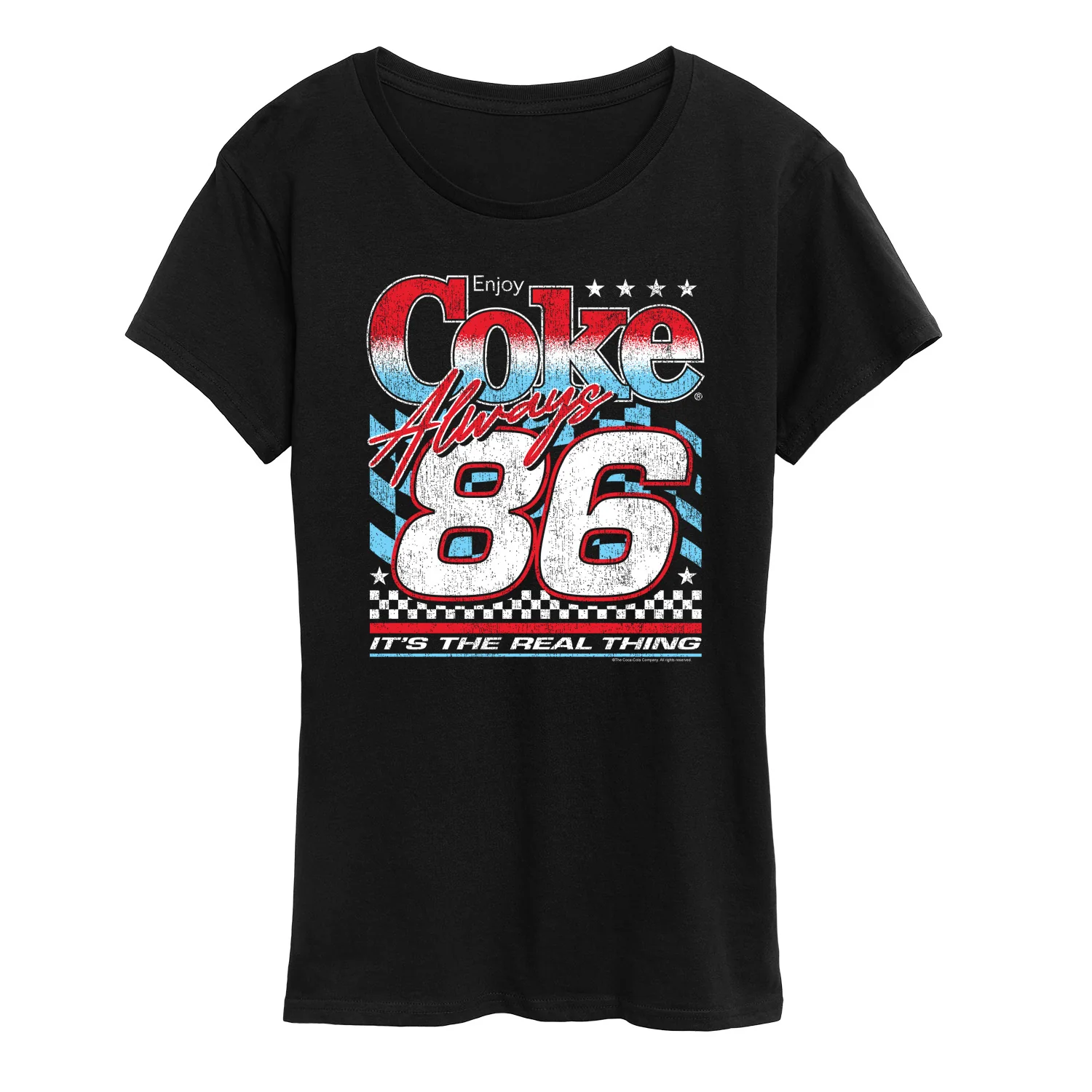 Coca-Cola - Coke American Racing - Women's Short Sleeve Graphic T-Shirt