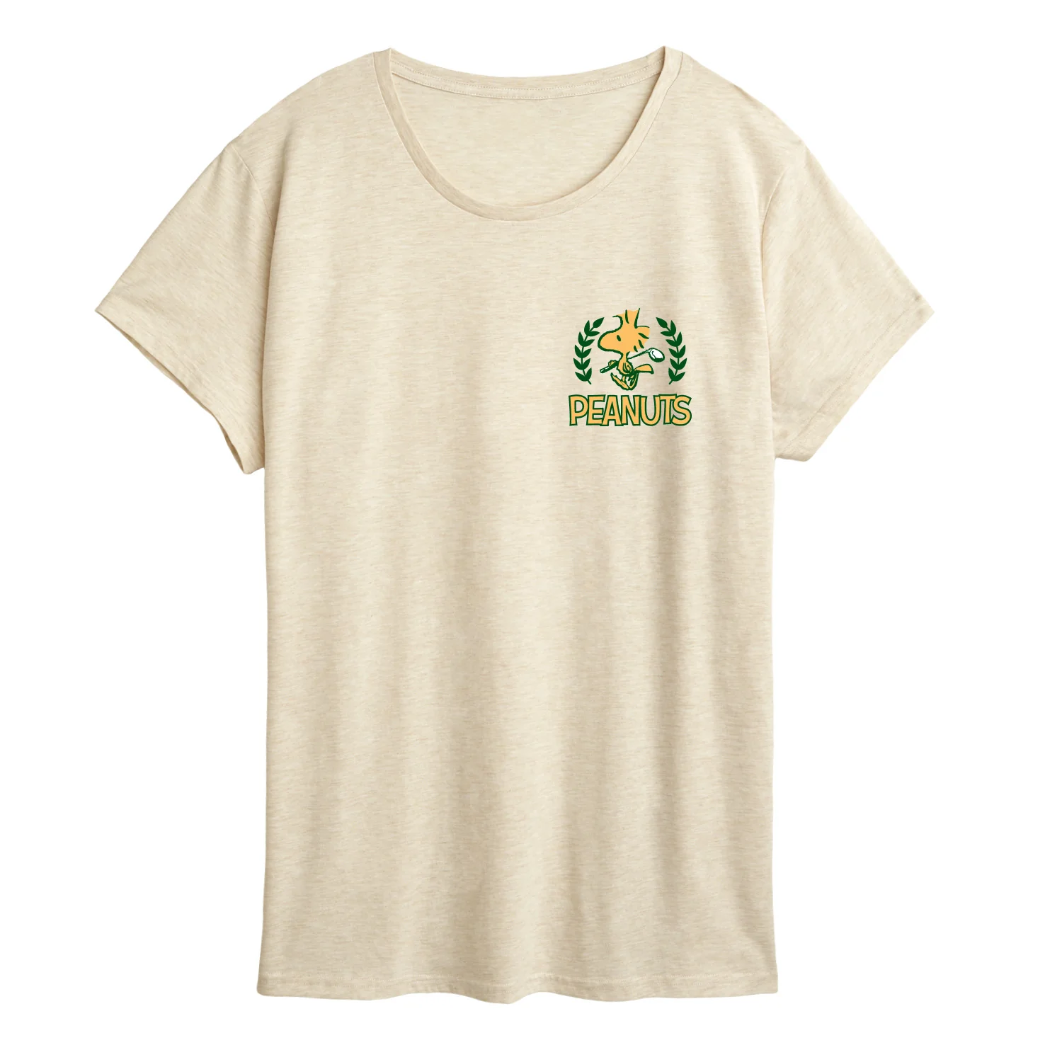 Peanuts - Country Club Snoopy and Woodsocks - Women's Short Sleeve Graphic T-Shirt - Image 2