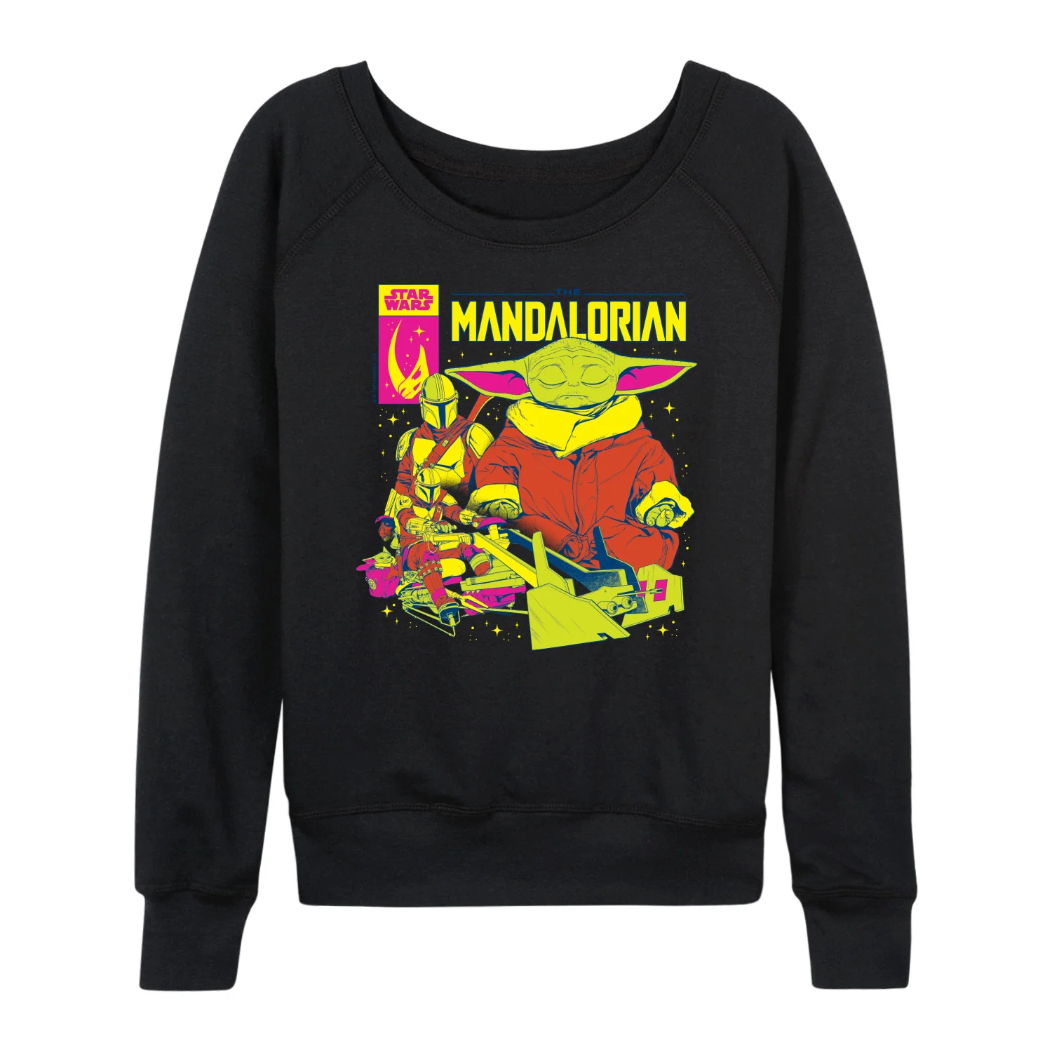 Star Wars - The Mandalorian Mando Cover - Wo Men's French Terry Long Sleeve Pullover