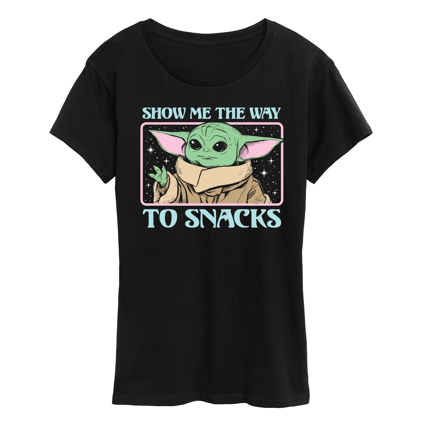 Star Wars - The Mandalorian Grogu The Way To Snacks - Wo Men's Short Sleeve Graphic T-Shirt