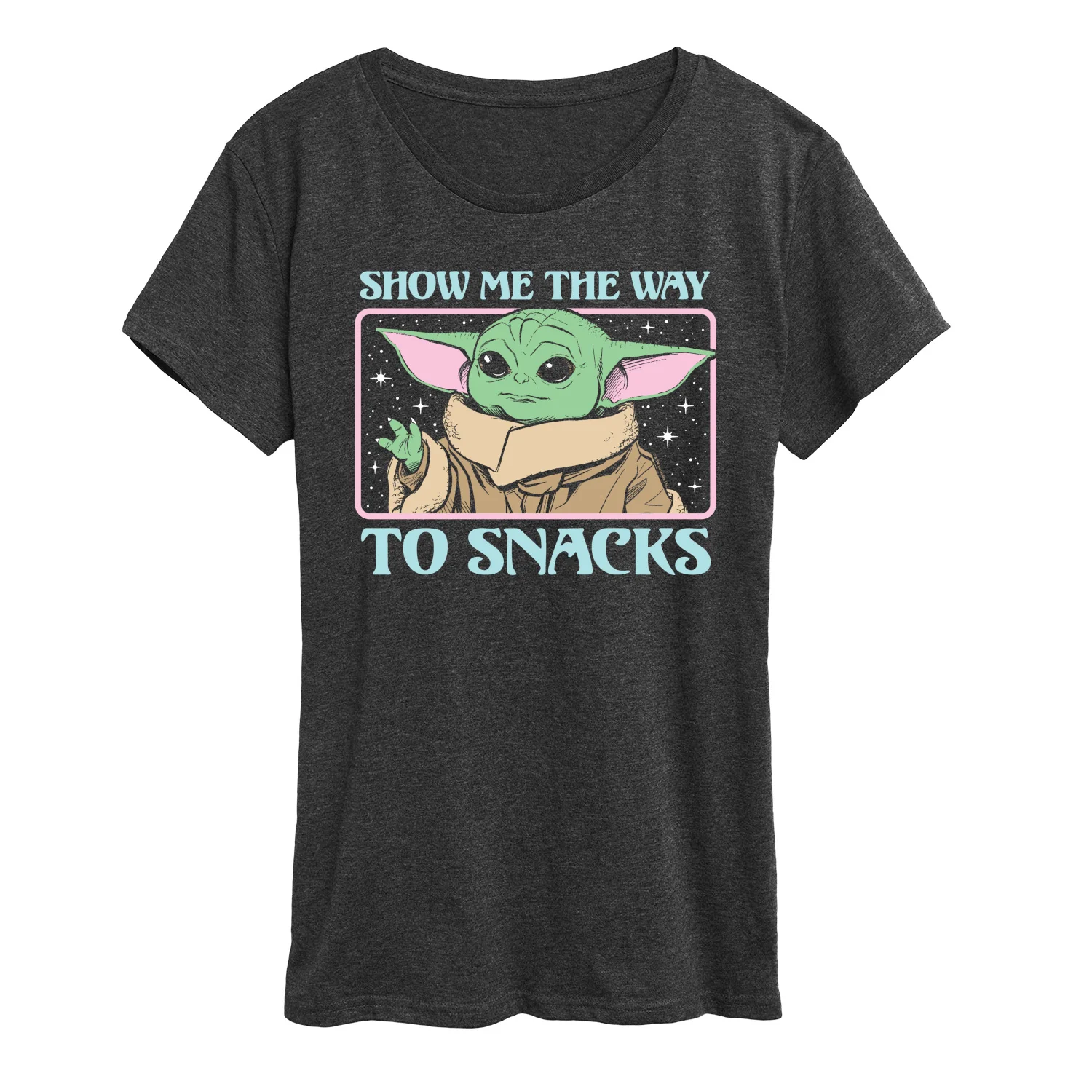 Star Wars - The Mandalorian Grogu The Way To Snacks - Wo Men's Short Sleeve Graphic T-Shirt - Image 2