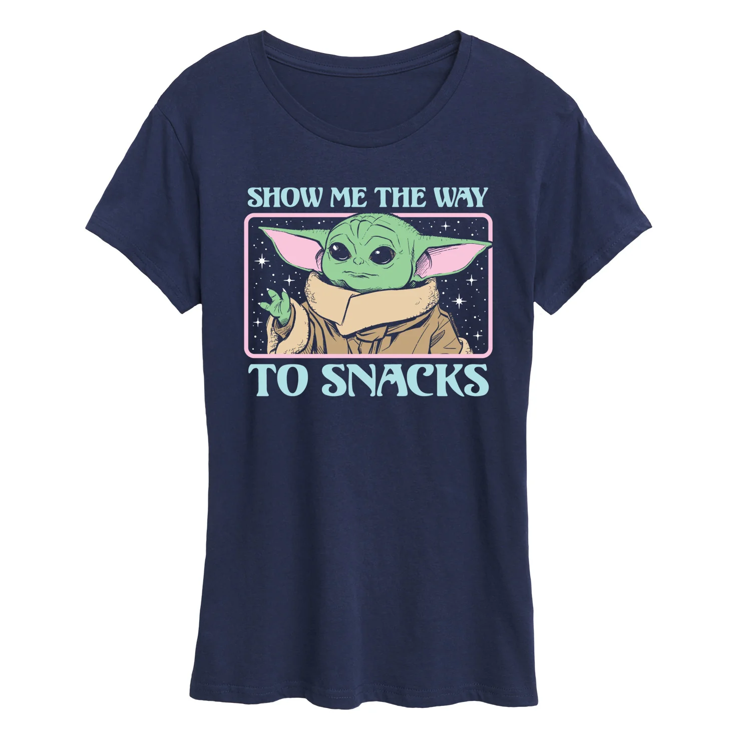 Star Wars - The Mandalorian Grogu The Way To Snacks - Wo Men's Short Sleeve Graphic T-Shirt - Image 3