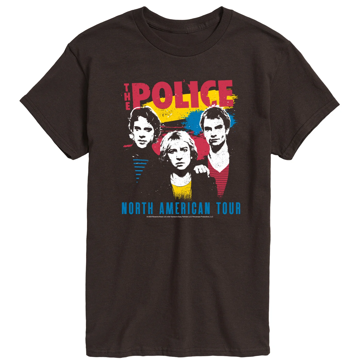 The Police - Police North American Tour - Men's Short Sleeve Graphic T-Shirt - Image 2