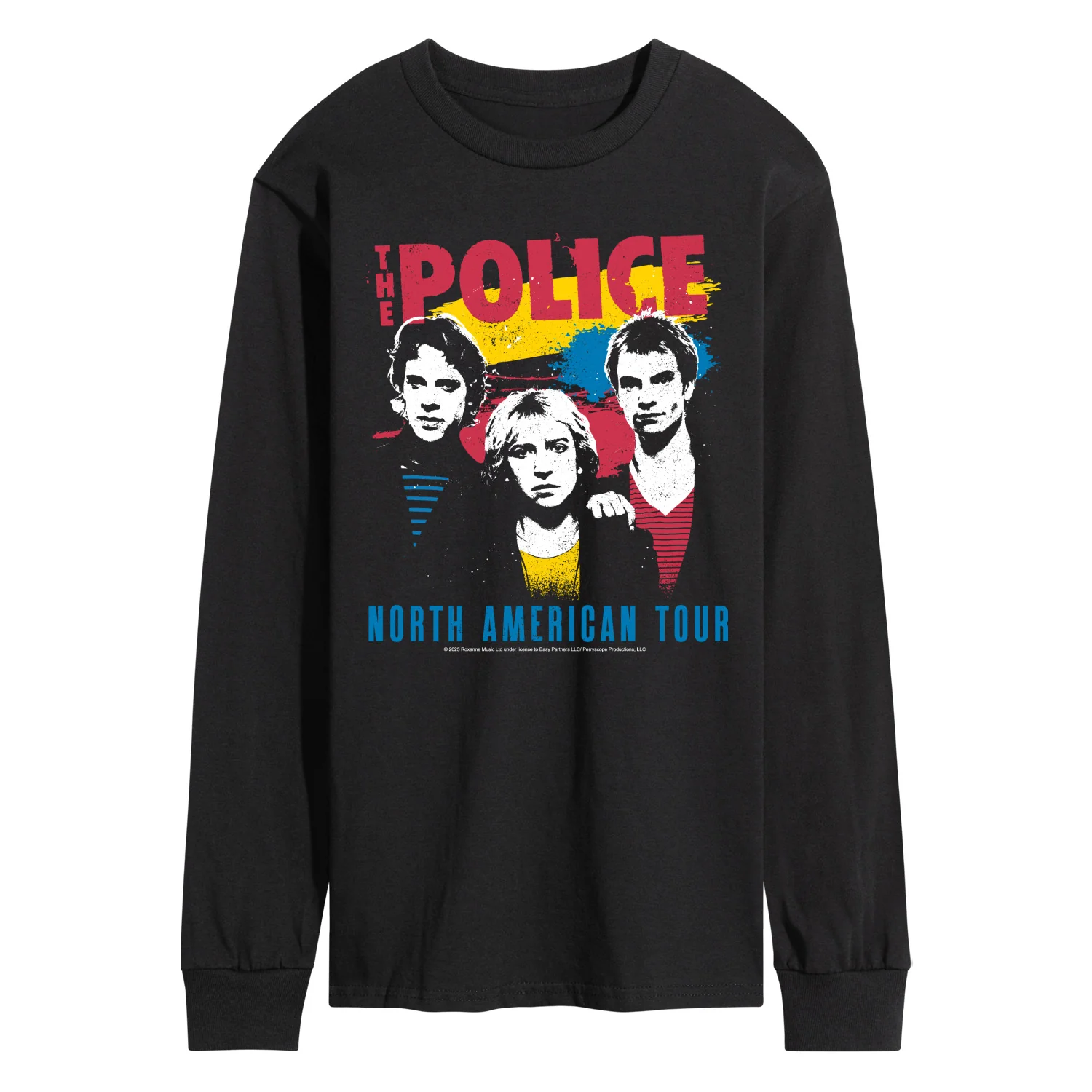 The Police - Police North American Tour - Men's Long Sleeve Graphic T-Shirt