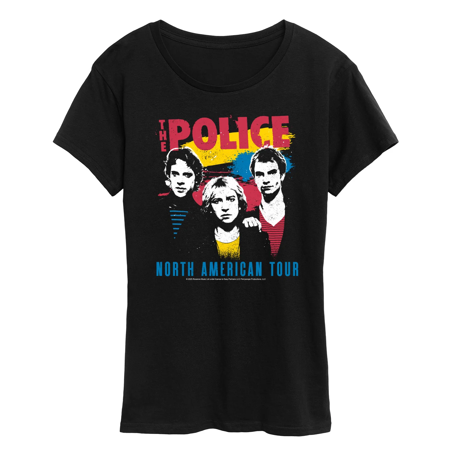 The Police - Police North American Tour - Women's Short Sleeve Graphic T-Shirt