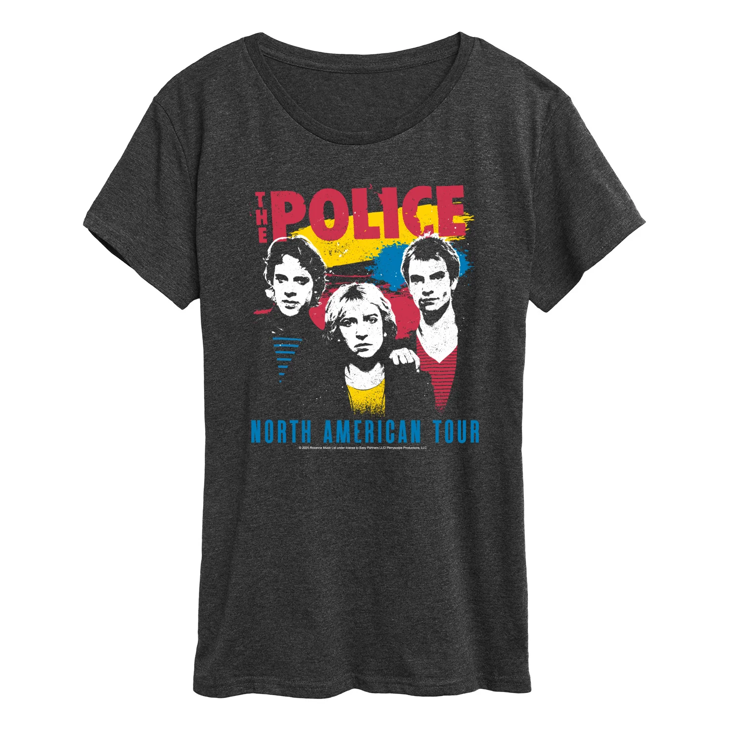 The Police - Police North American Tour - Women's Short Sleeve Graphic T-Shirt - Image 2