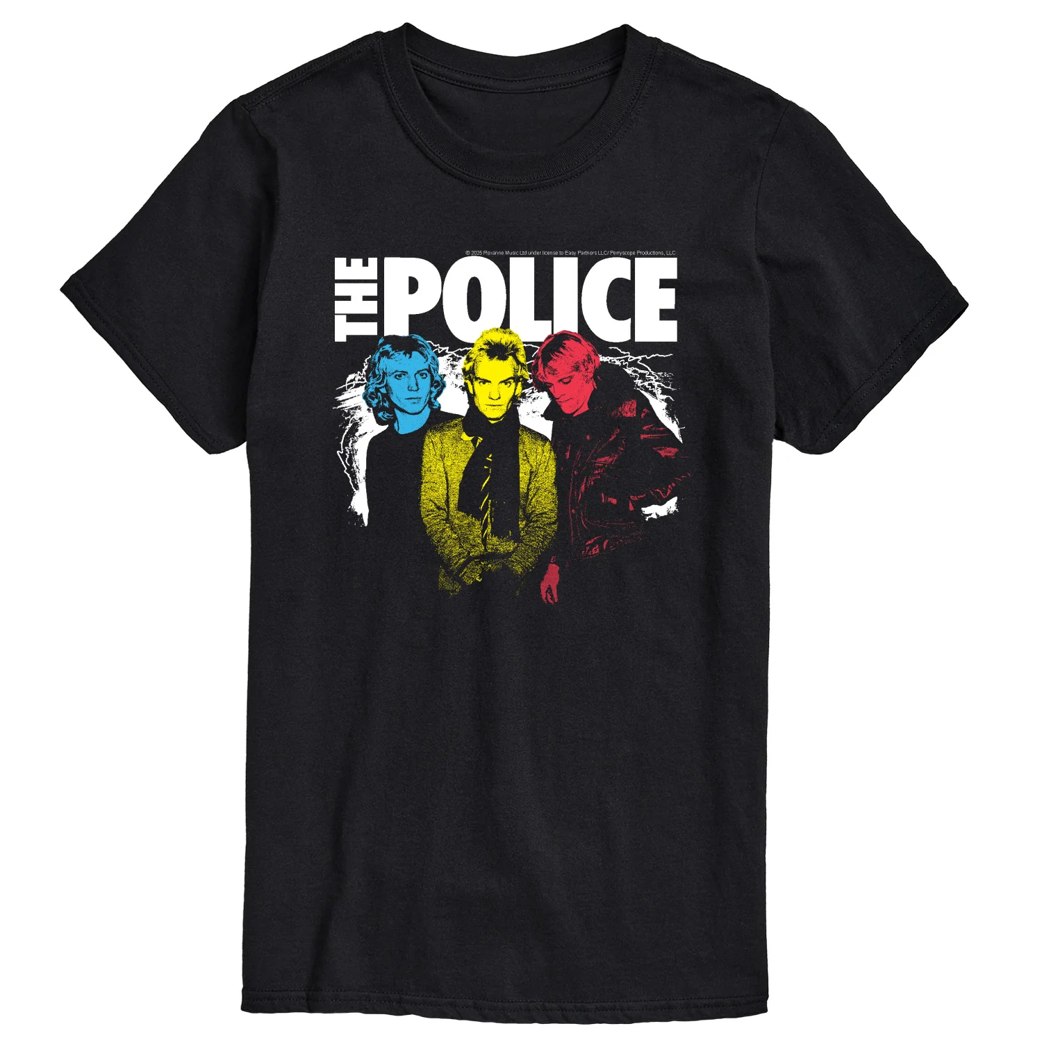 The Police - The Police Color Pop - Men's Short Sleeve Graphic T-Shirt