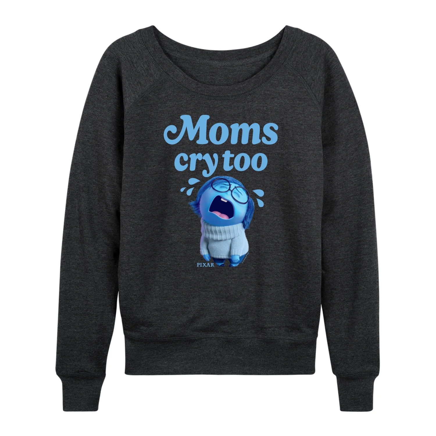 Inside Out - Moms Cry Too - Women's French Terry Long Sleeve Pullover - Image 2