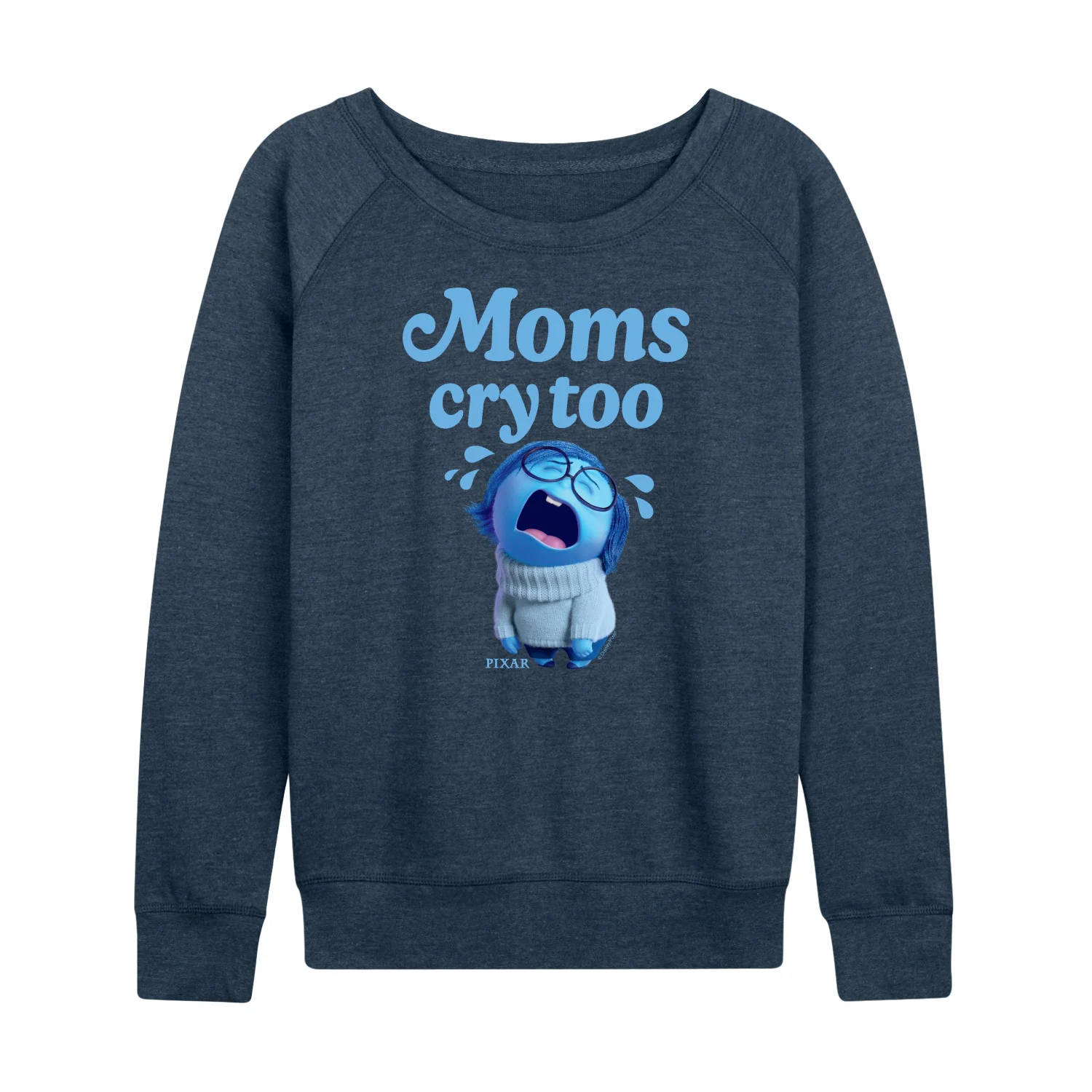 Inside Out - Moms Cry Too - Women's French Terry Long Sleeve Pullover - Image 3
