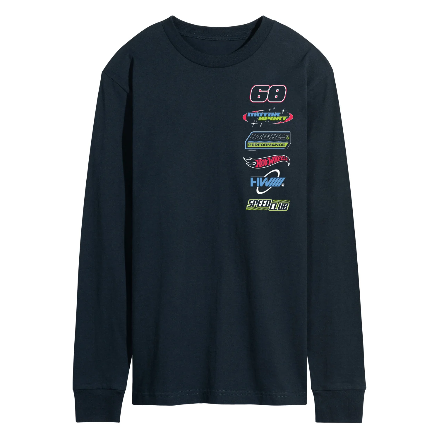 Hot Wheels - HW Stacked Badges- Men's Long Sleeve Graphic T-Shirt - Image 3