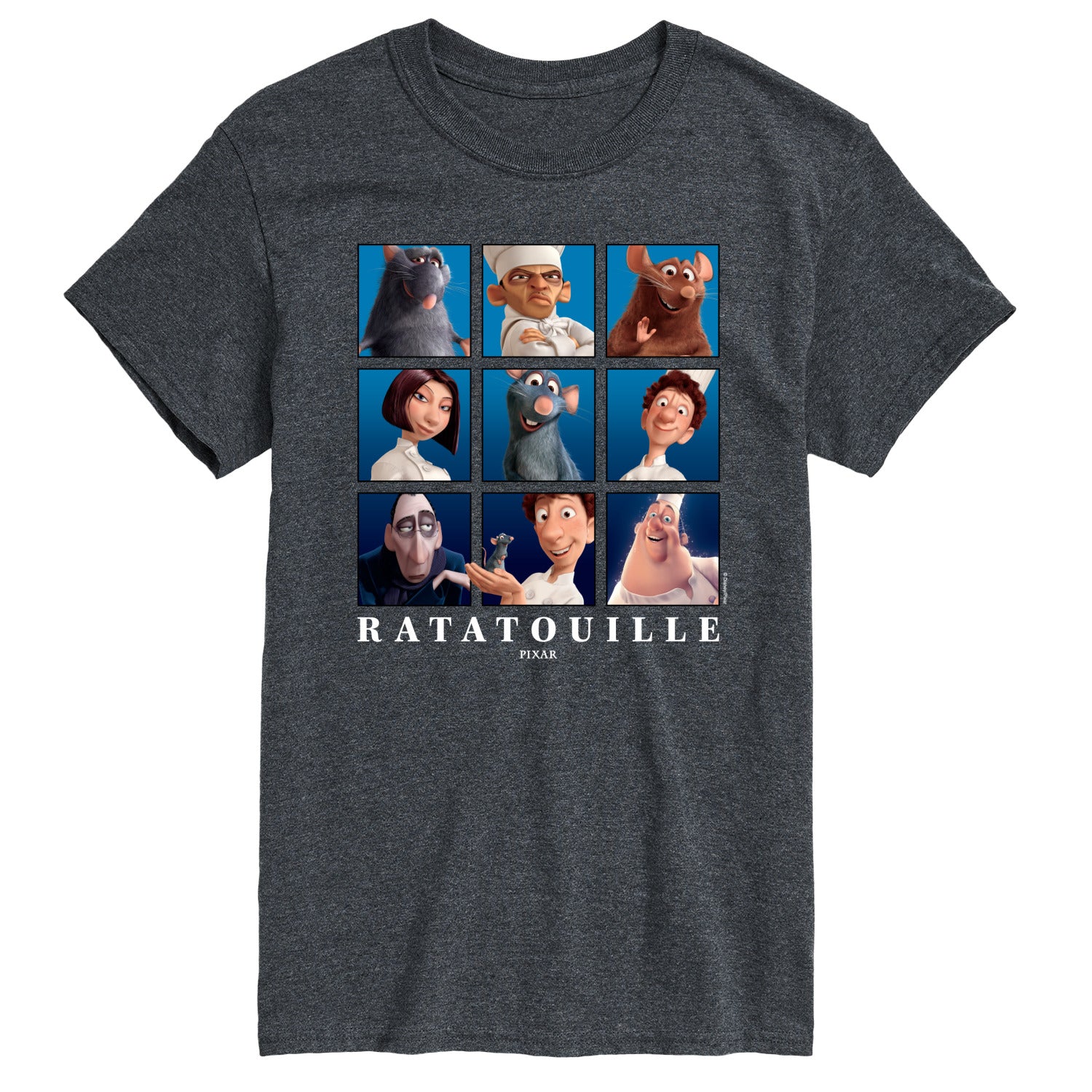 Ratatouille - Character Grid - Men's Short Sleeve Graphic T-Shirt - Image 4
