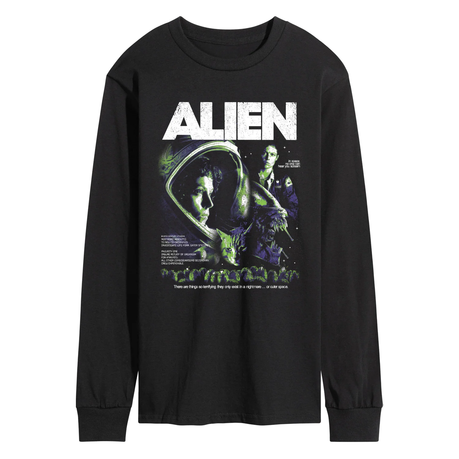 Alien - Collage - Men's Long Sleeve Graphic T-Shirt