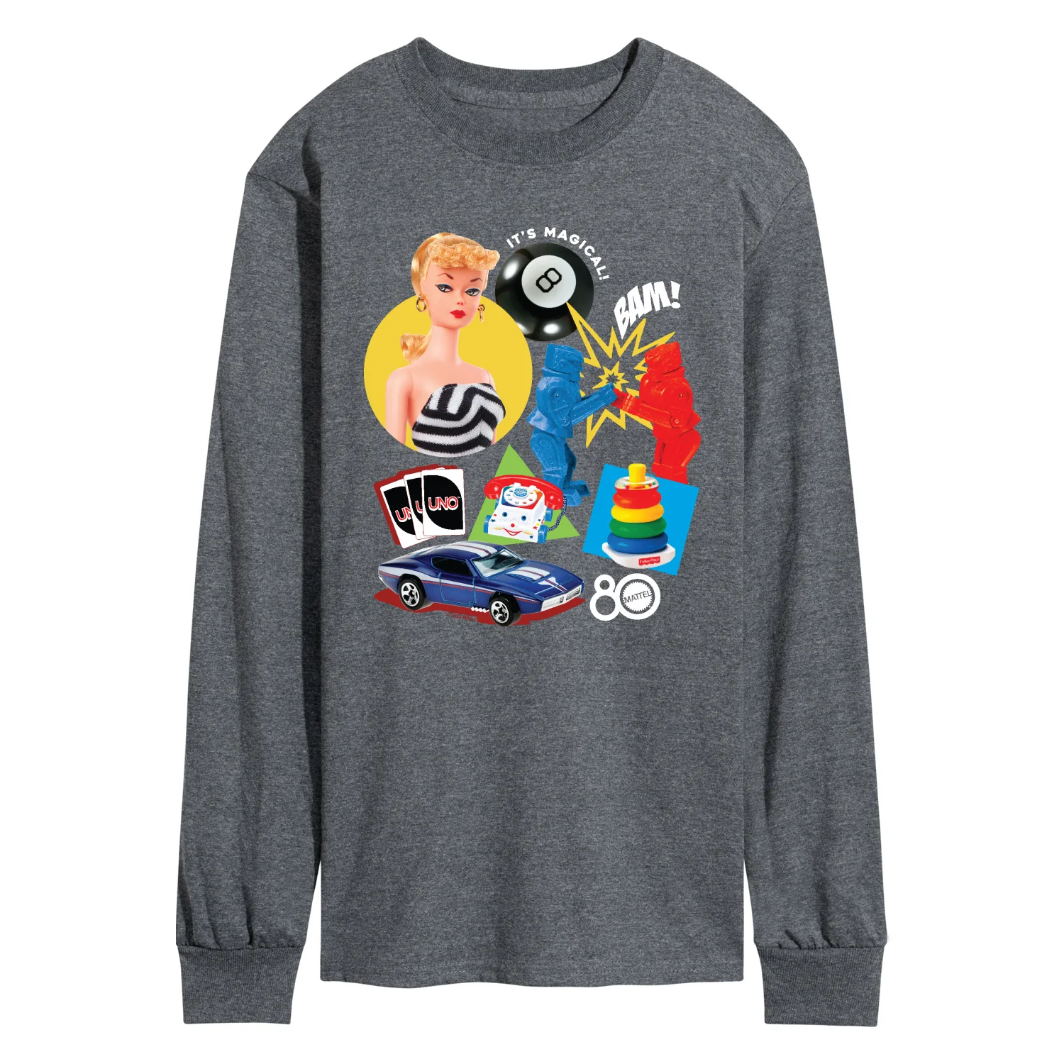 Mattel - Classic -  Men's Long Sleeve Graphic T-Shirt - Image 5