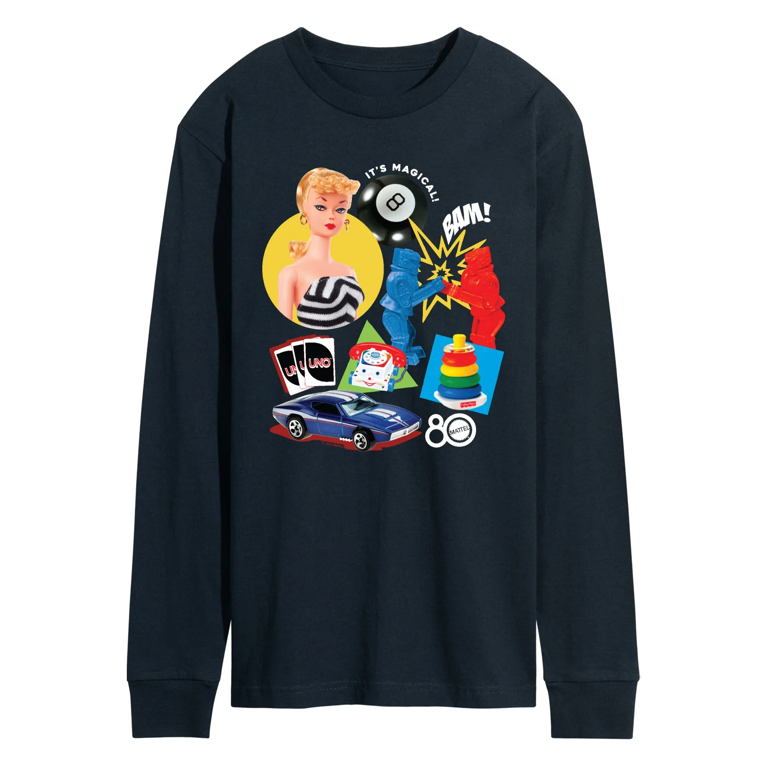 Mattel - Classic -  Men's Long Sleeve Graphic T-Shirt - Image 6
