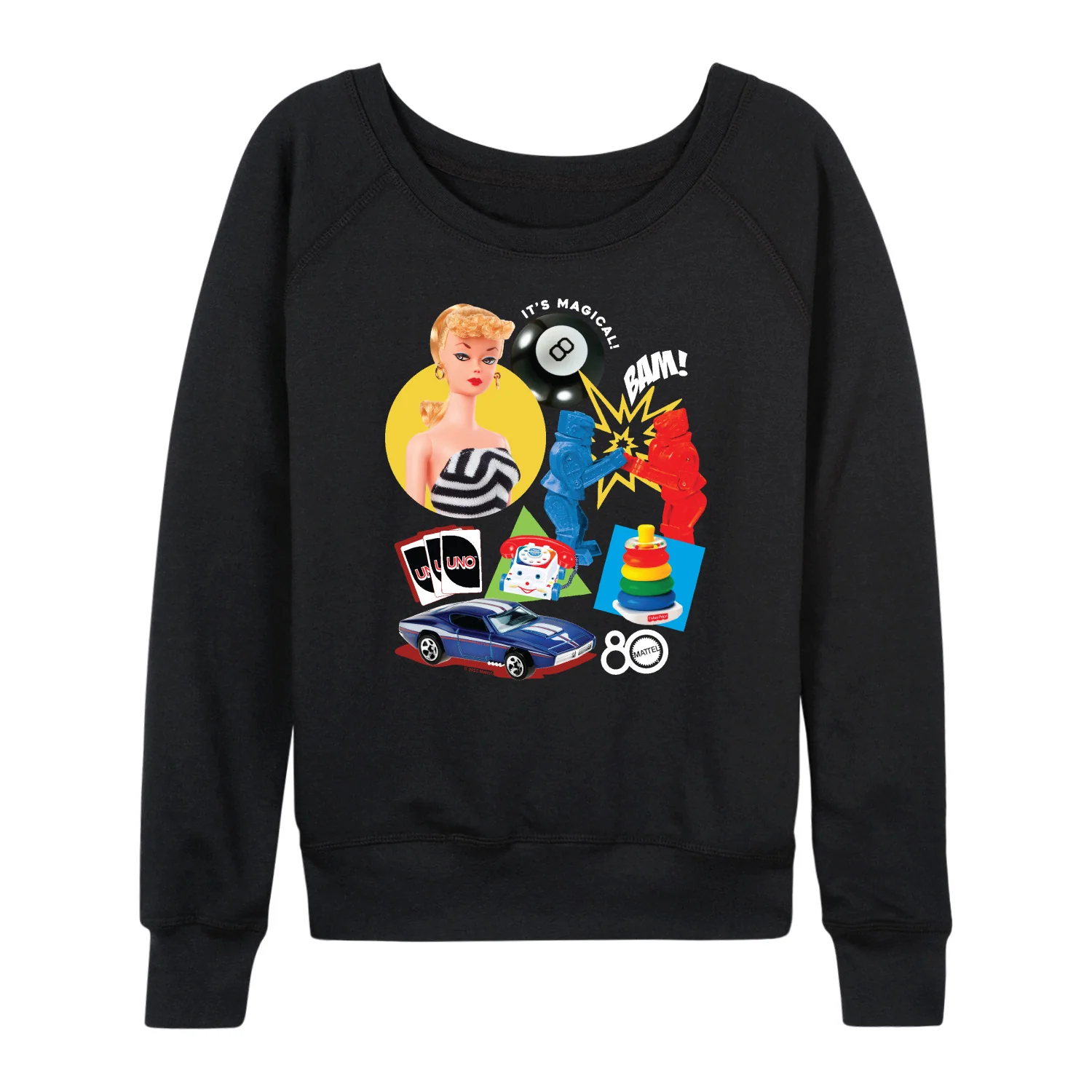 Mattel - Classic - Women's French Terry Long Sleeve Shirt
