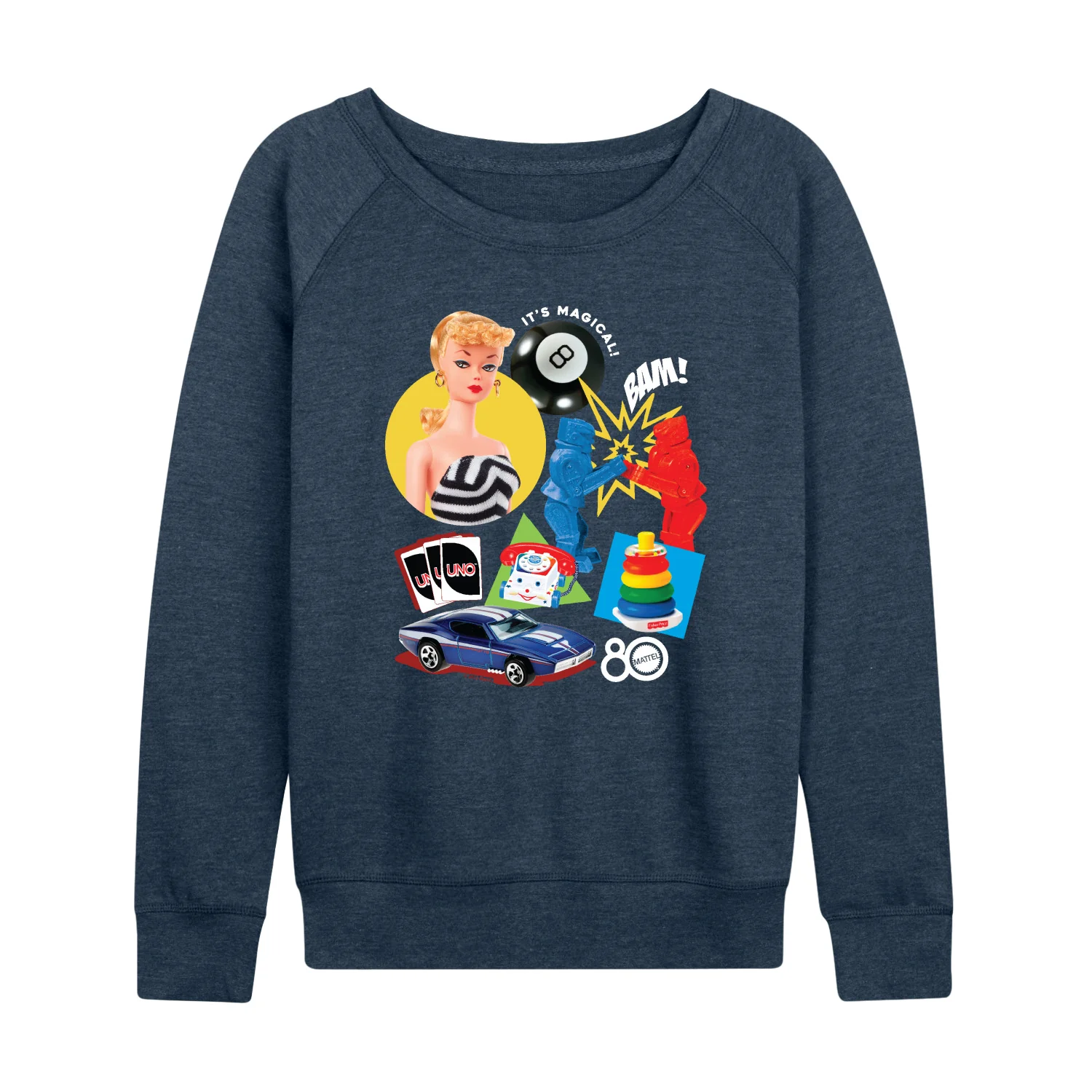 Mattel - Classic - Women's French Terry Long Sleeve Shirt - Image 3