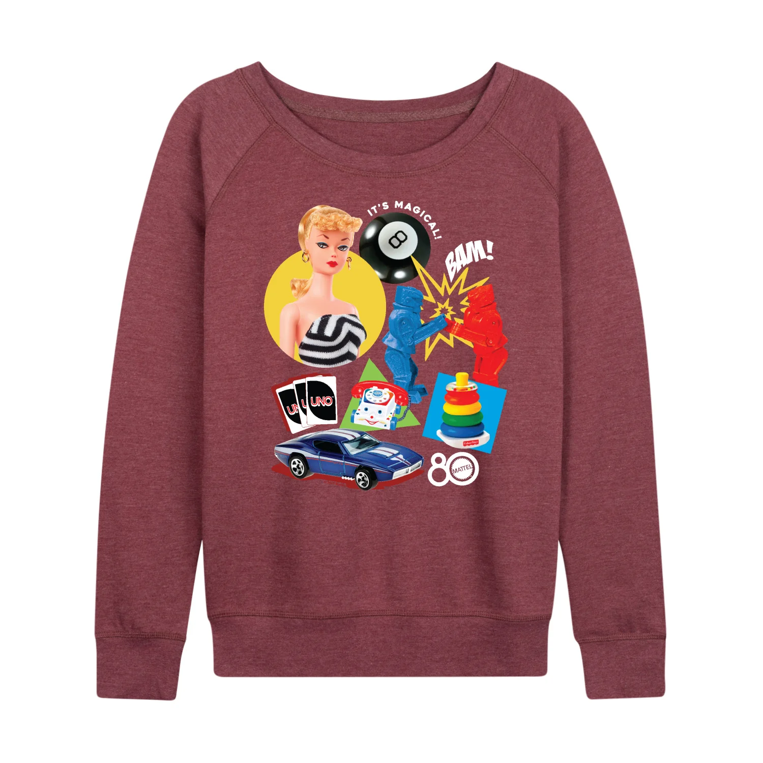 Mattel - Classic - Women's French Terry Long Sleeve Shirt - Image 5