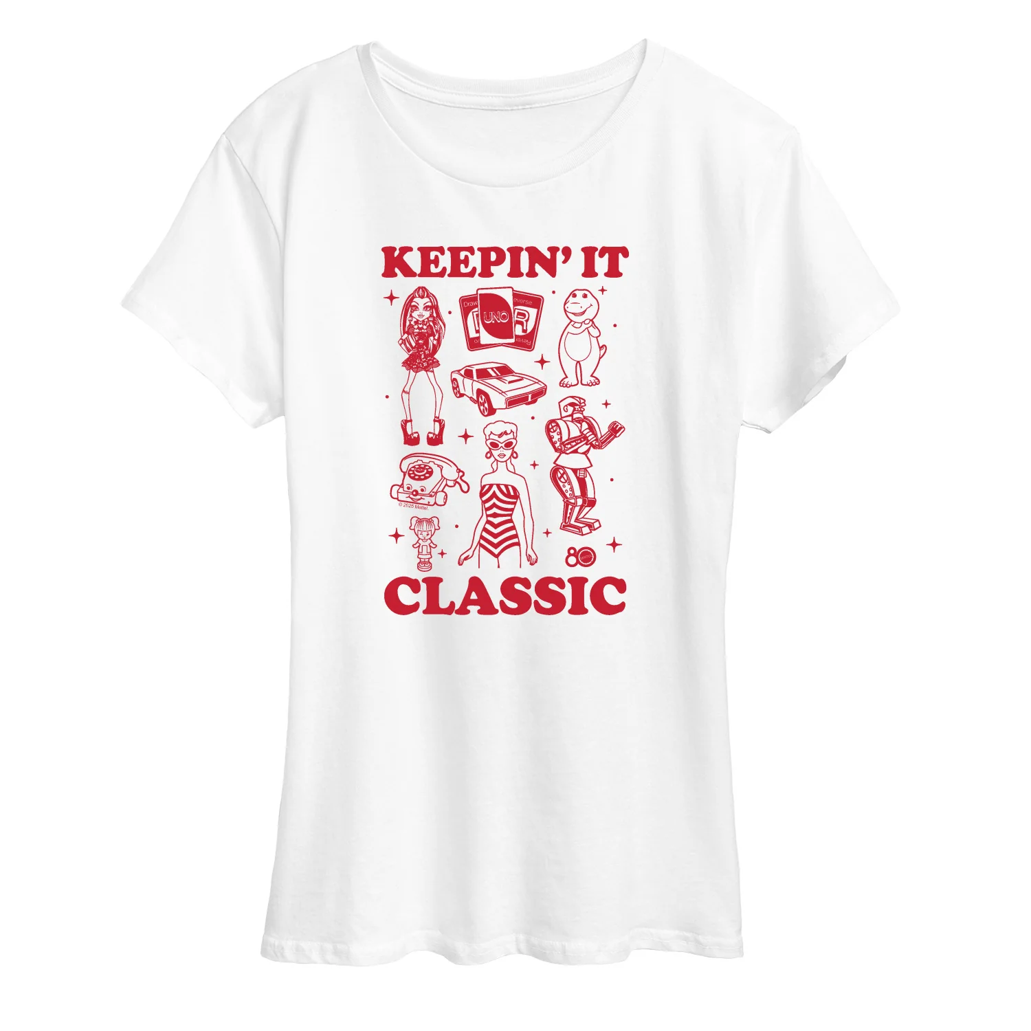 Mattel - Keepin It Classic - Women's Short Sleeve Graphic T-Shirt - Image 3