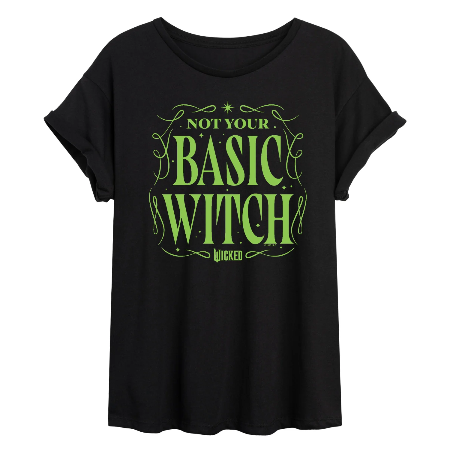 Wicked - Not Your Basic Witch - Women's Oversized Graphic T-shirt - Image 2