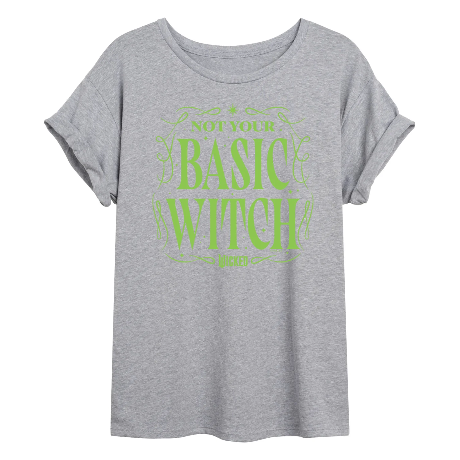 Wicked - Not Your Basic Witch - Women's Oversized Graphic T-shirt - Image 3