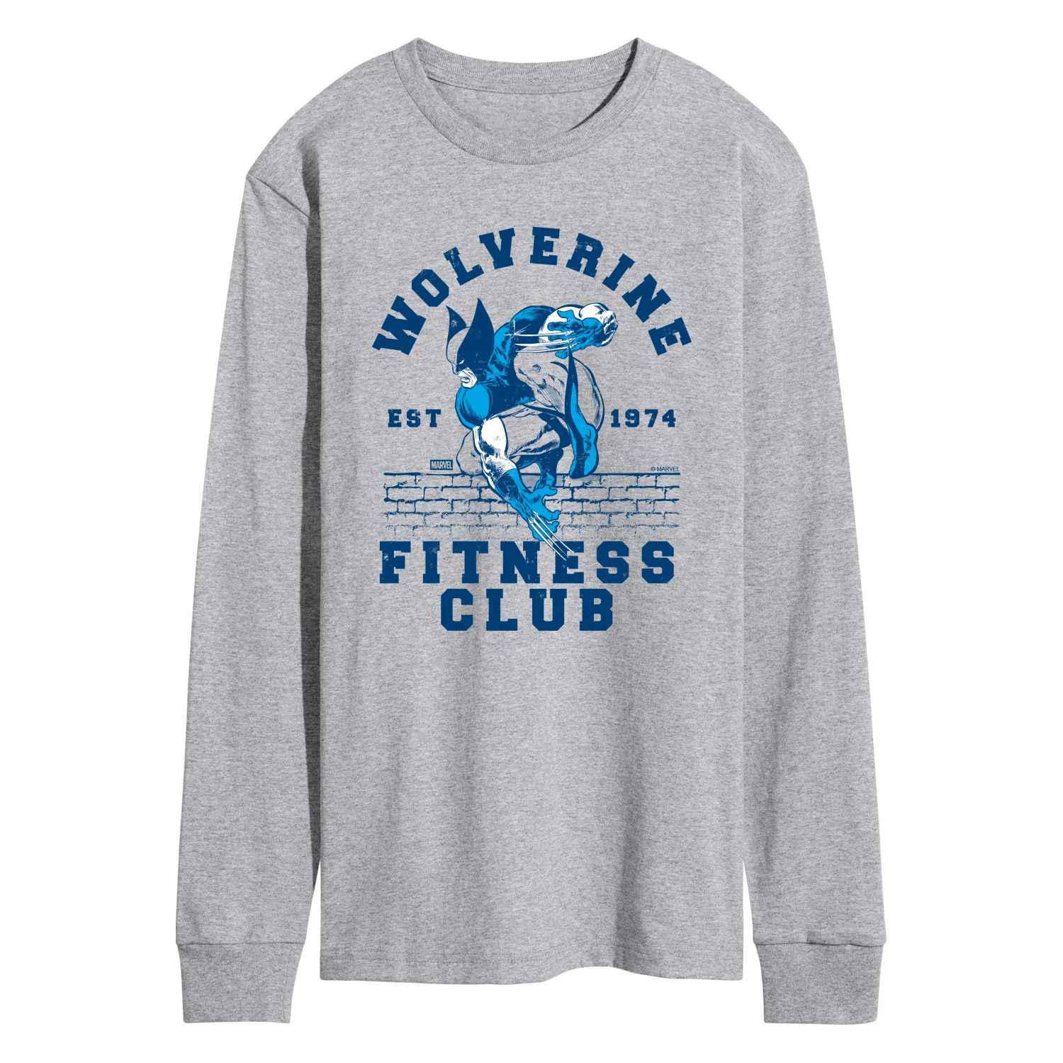 Wolverine - Fitness Club - Men's Long Sleeve Graphic T-Shirt