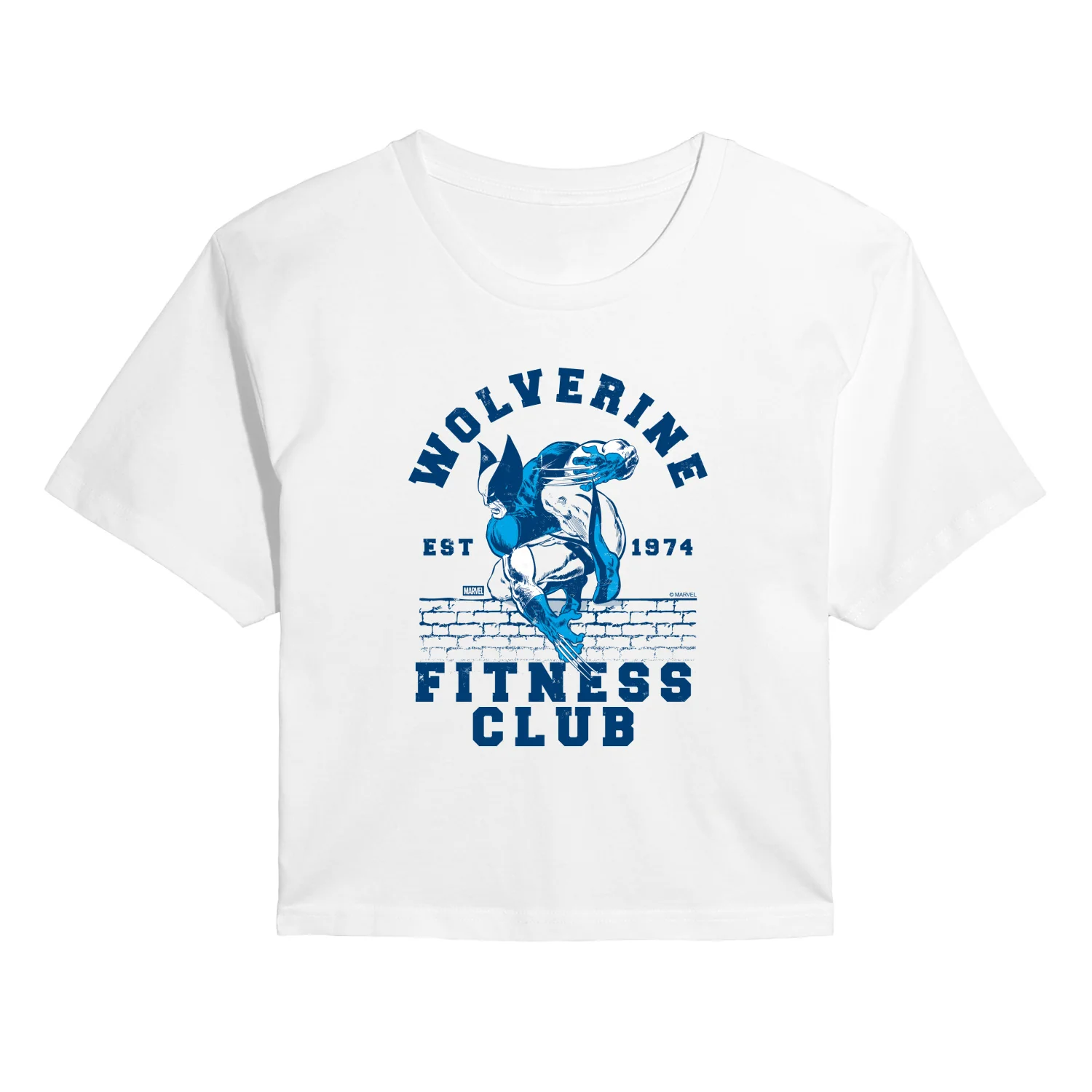 Wolverine - Fitness Club - Juniors Cropped Graphic T-Shirt