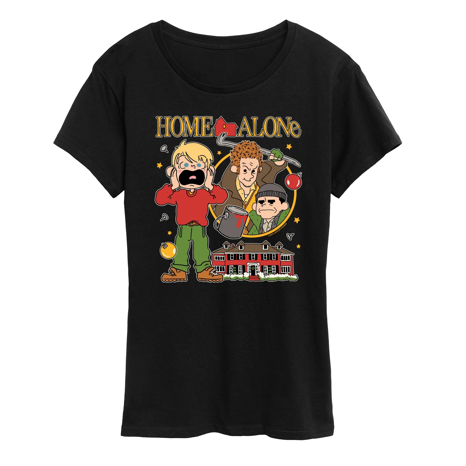 Home Alone - Collage-Women's Short Sleeve Graphic T-Shirt