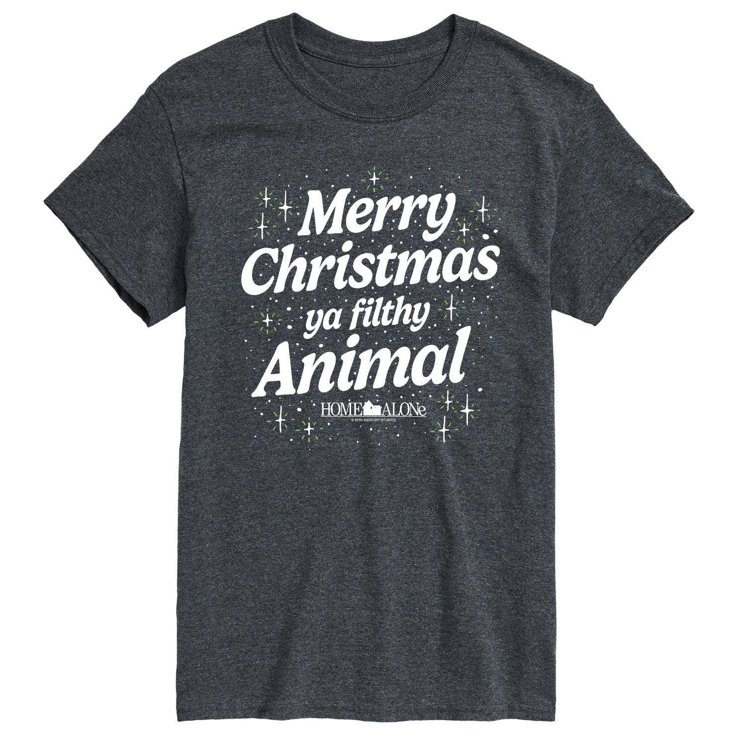 Home Alone - Merry Christmas Filthy Animal - Men's Short Sleeve Graphic T-Shirt - Image 2