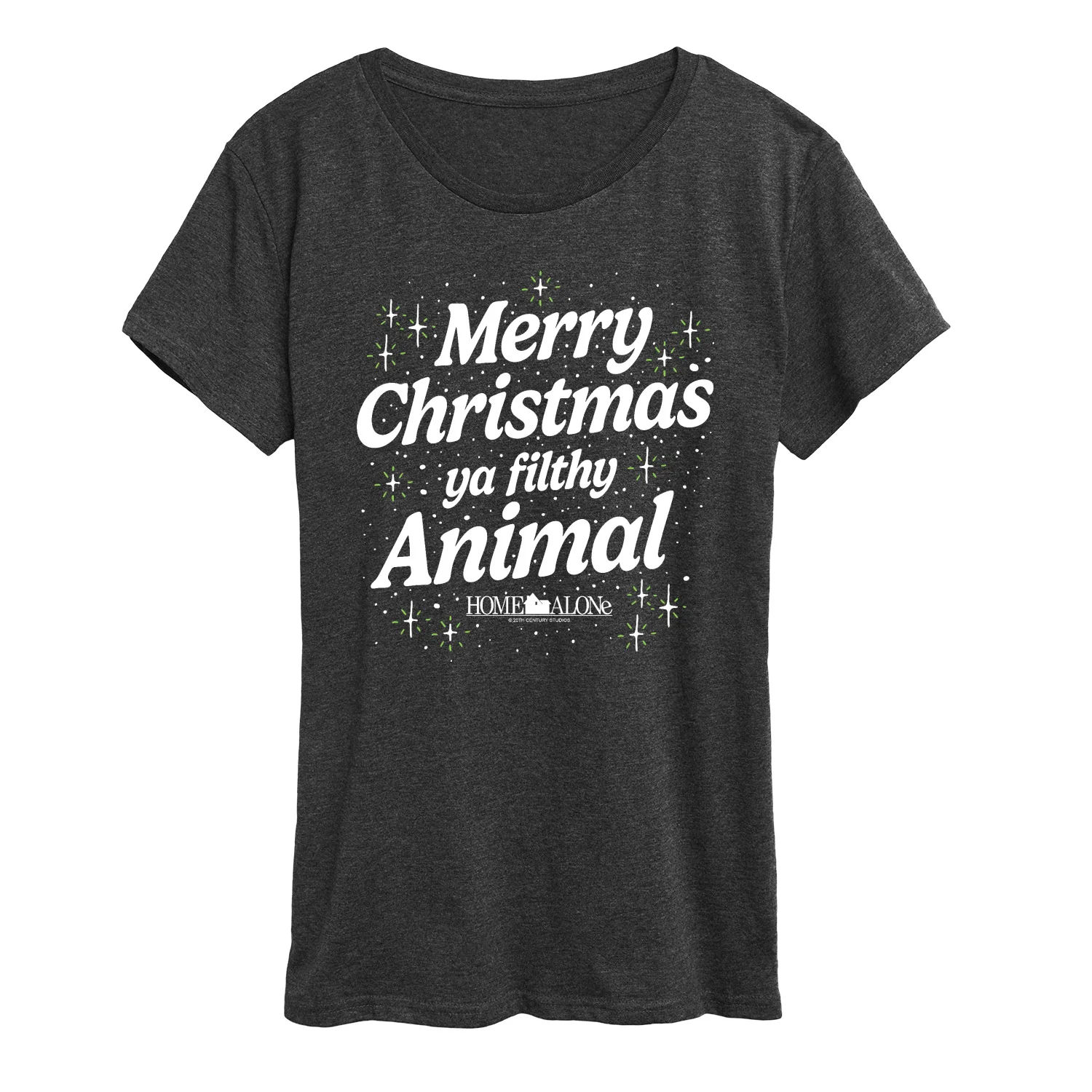Home Alone - Merry Christmas Filthy Animal - Women's Short Sleeve Graphic T-Shirt - Image 3