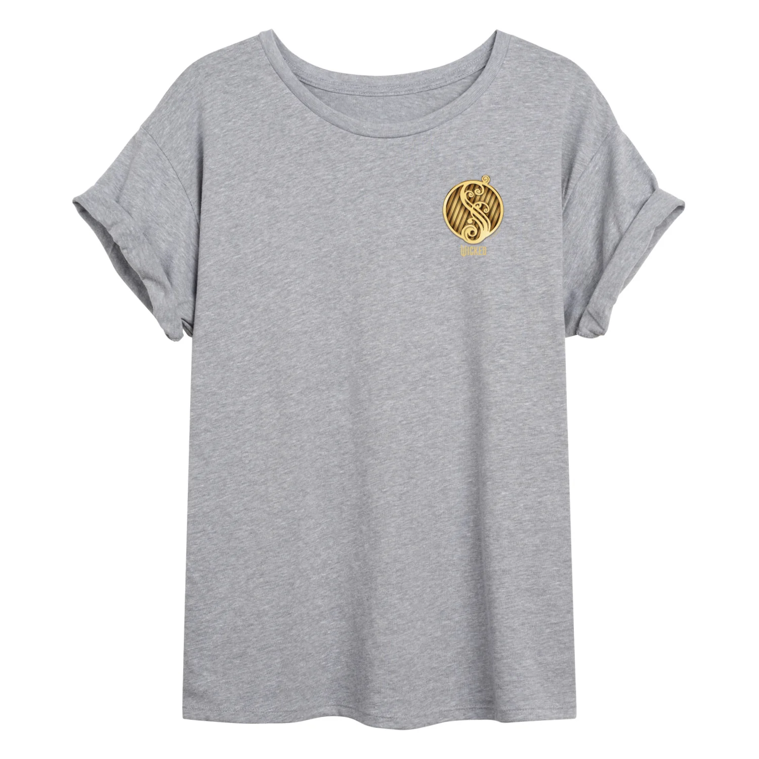 Wicked - Elphaba Badge - Women's Oversized Graphic T-shirt - Image 3