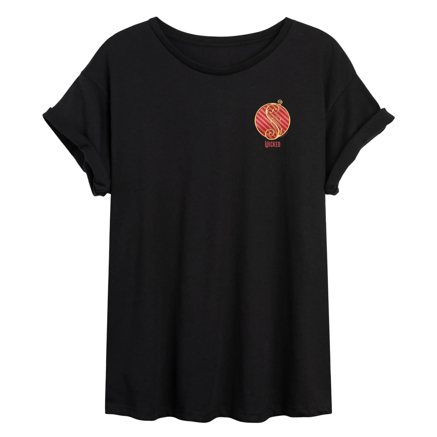 Wicked - Glinda Badge - Women's Oversized Graphic T-shirt - Image 2