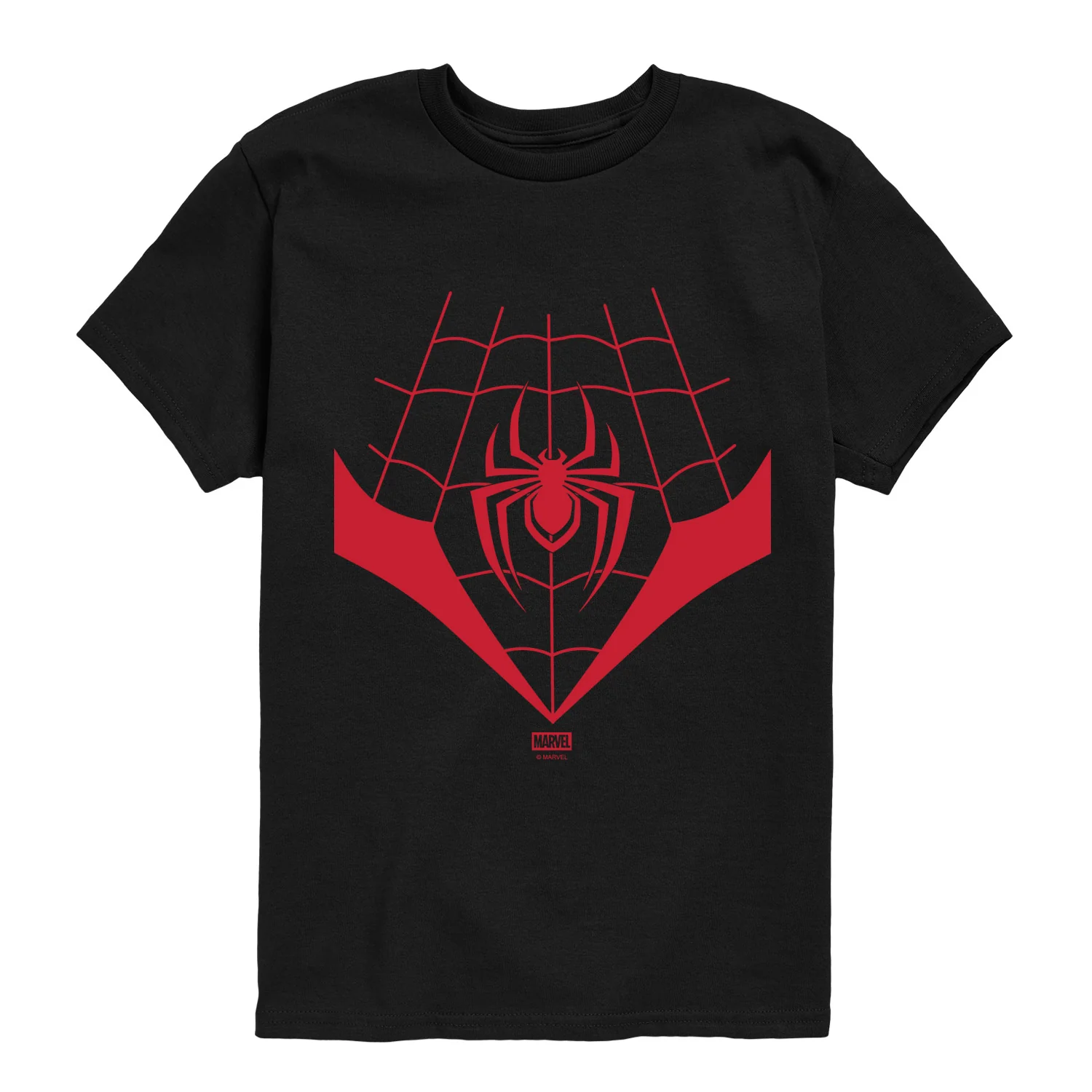 Spider-Man - Morales Costume - Youth Boys Short Sleeve Graphic T-Shirt