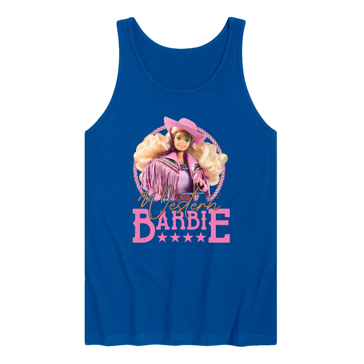 Barbie - Western - Men's Sleeveless Graphic Tank Top - Image 4