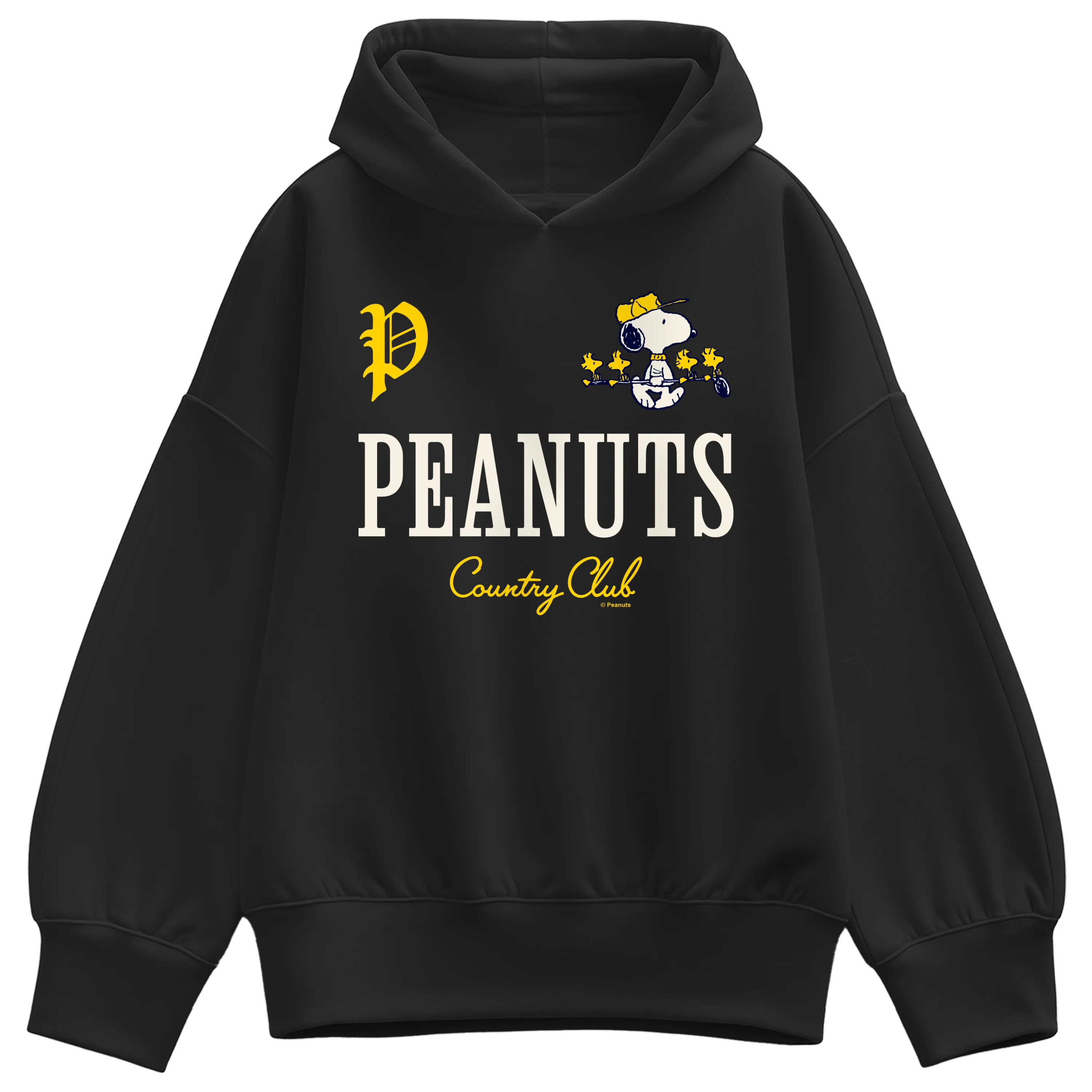 Peanuts - Country Club - Women's Oversized Fleece Hoodie Sweatshirt - Image 2