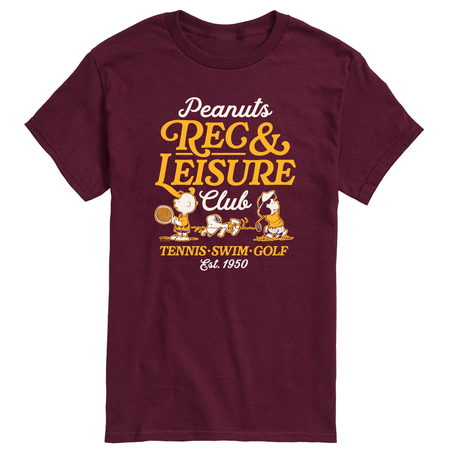 Peanuts - Rec And Leisure Club - Men's Short Sleeve Graphic T-Shirt - Image 7