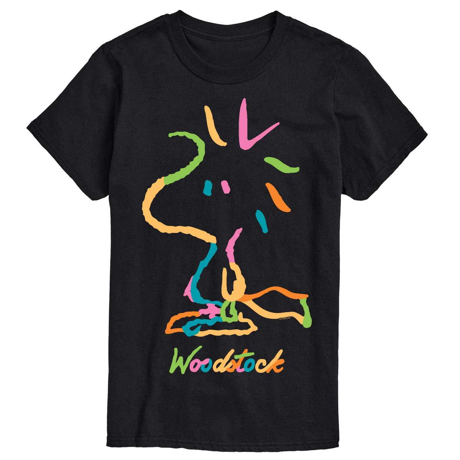 Peanuts - Woodstock Colors - Men's Short Sleeve Graphic T-Shirt - Image 2