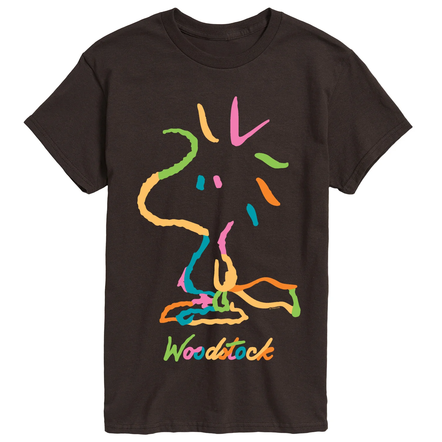 Peanuts - Woodstock Colors - Men's Short Sleeve Graphic T-Shirt - Image 3